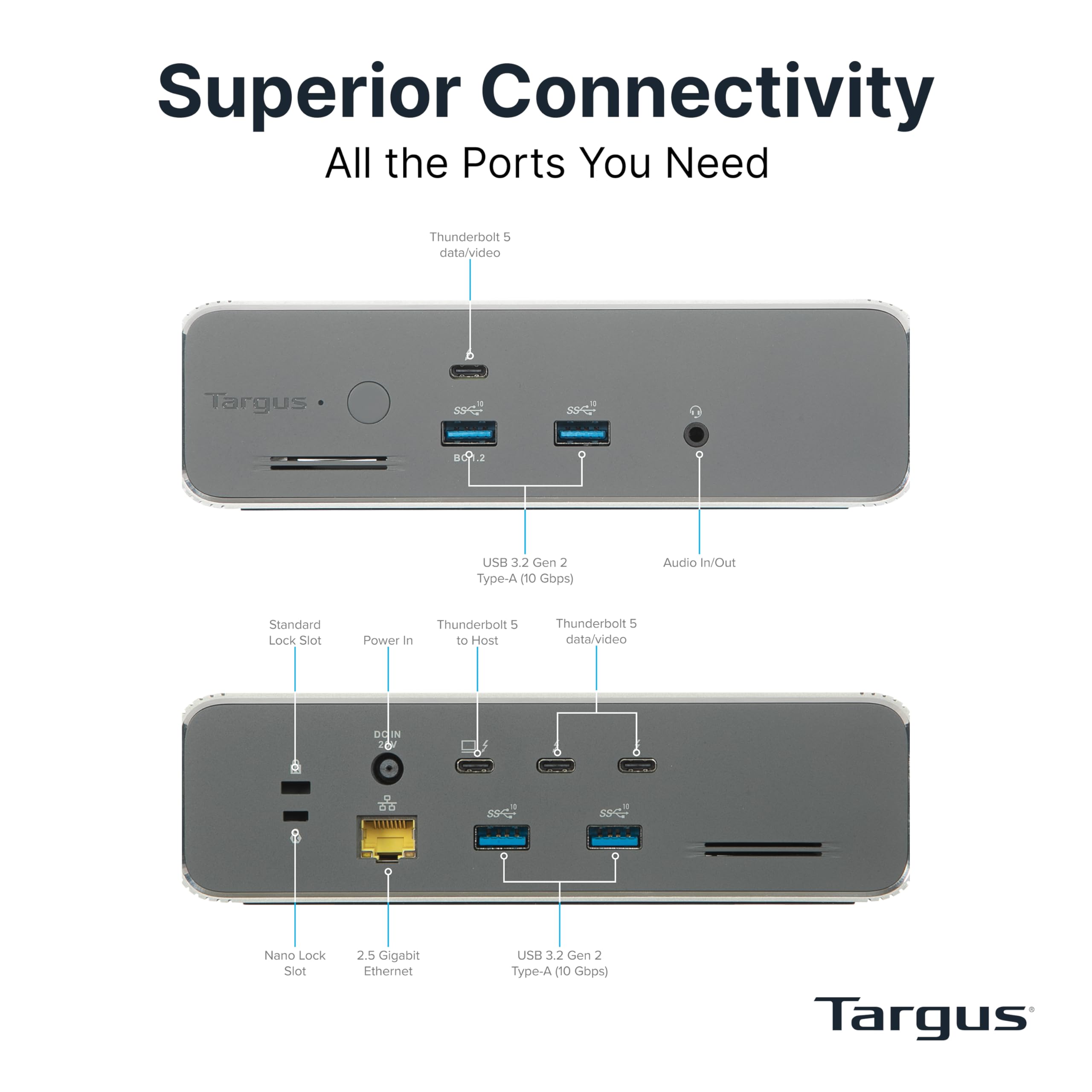 targus-thunderbolt-5-triple-video-8k-ecosmart-dock-with-140w-epr-multi-display-d image 2