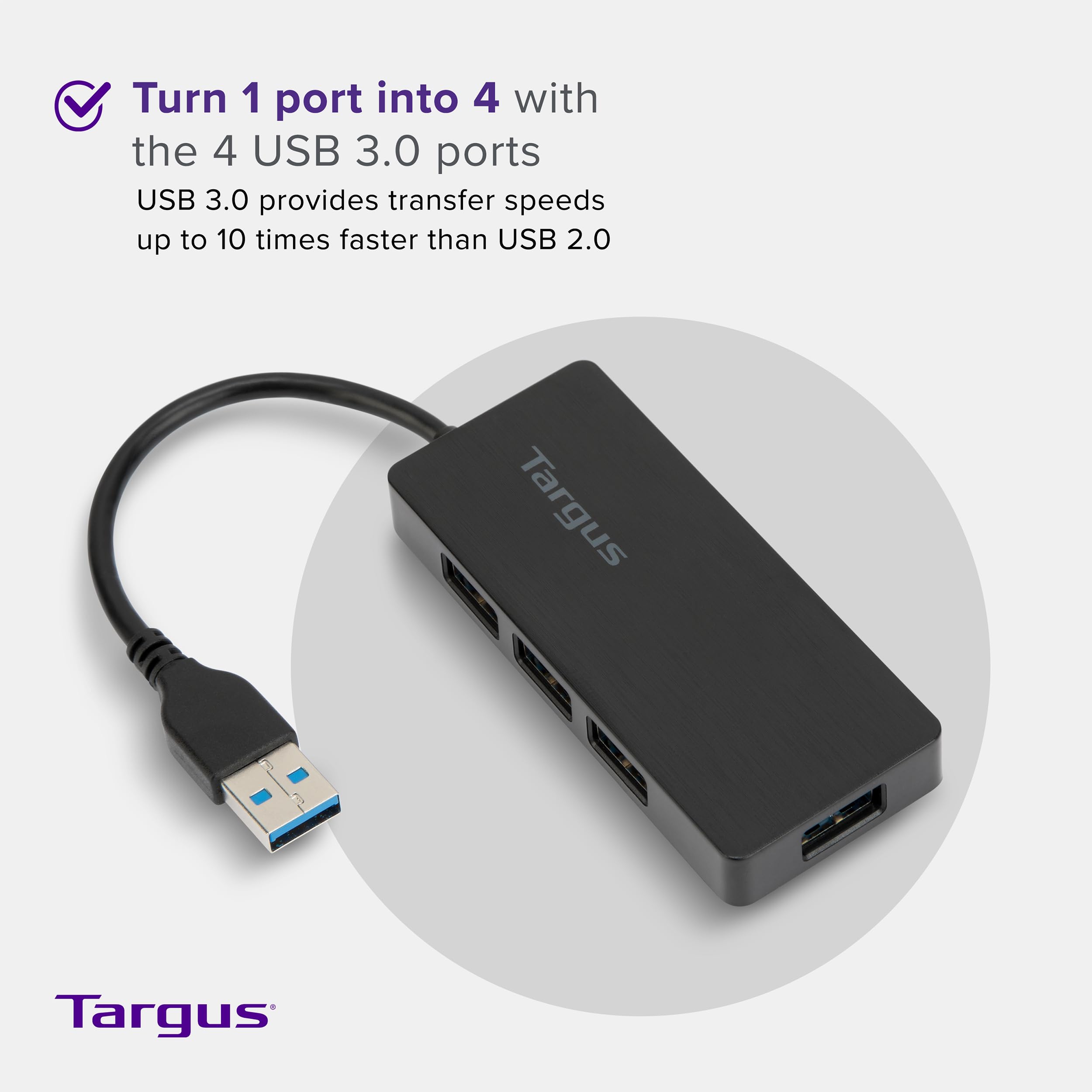 targus-usb-3-0-4-port-hub image 2