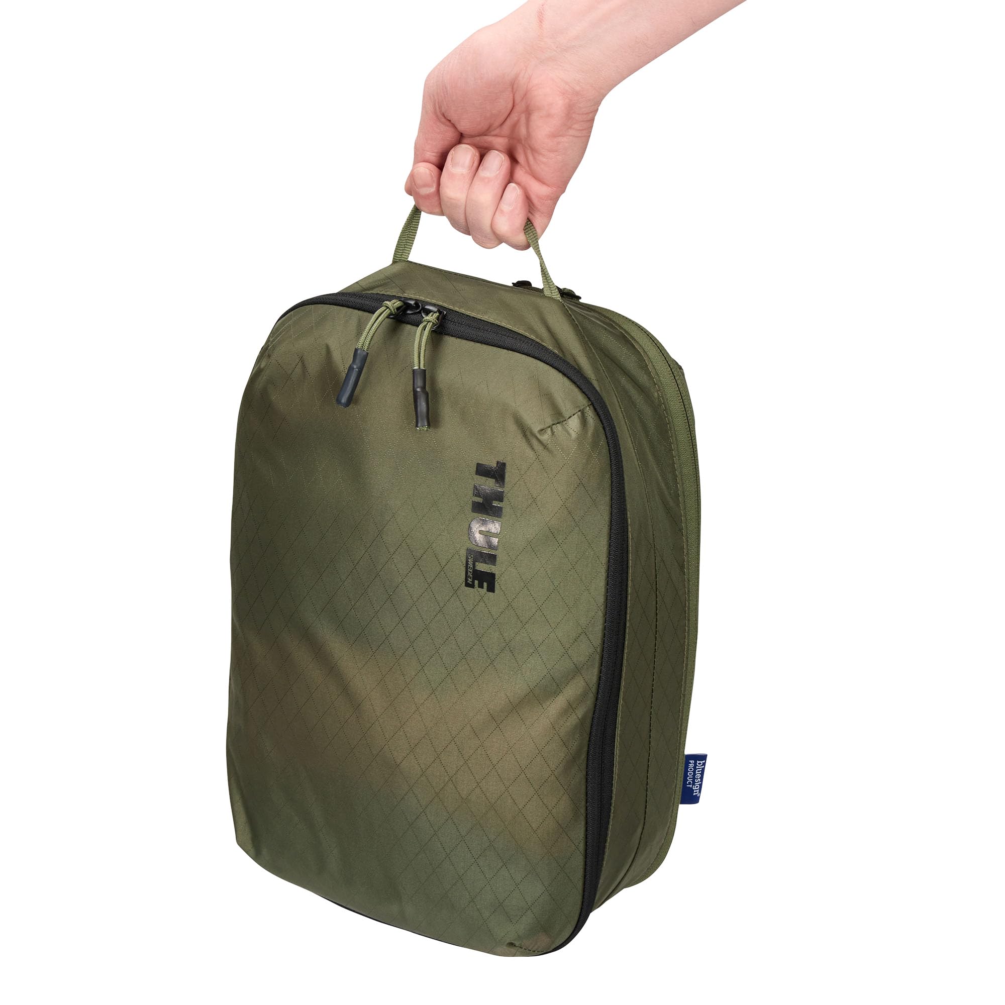 thule-clean-dirty-packing-cube-soft-green-semi-transparent-with-tpu-divider image 4