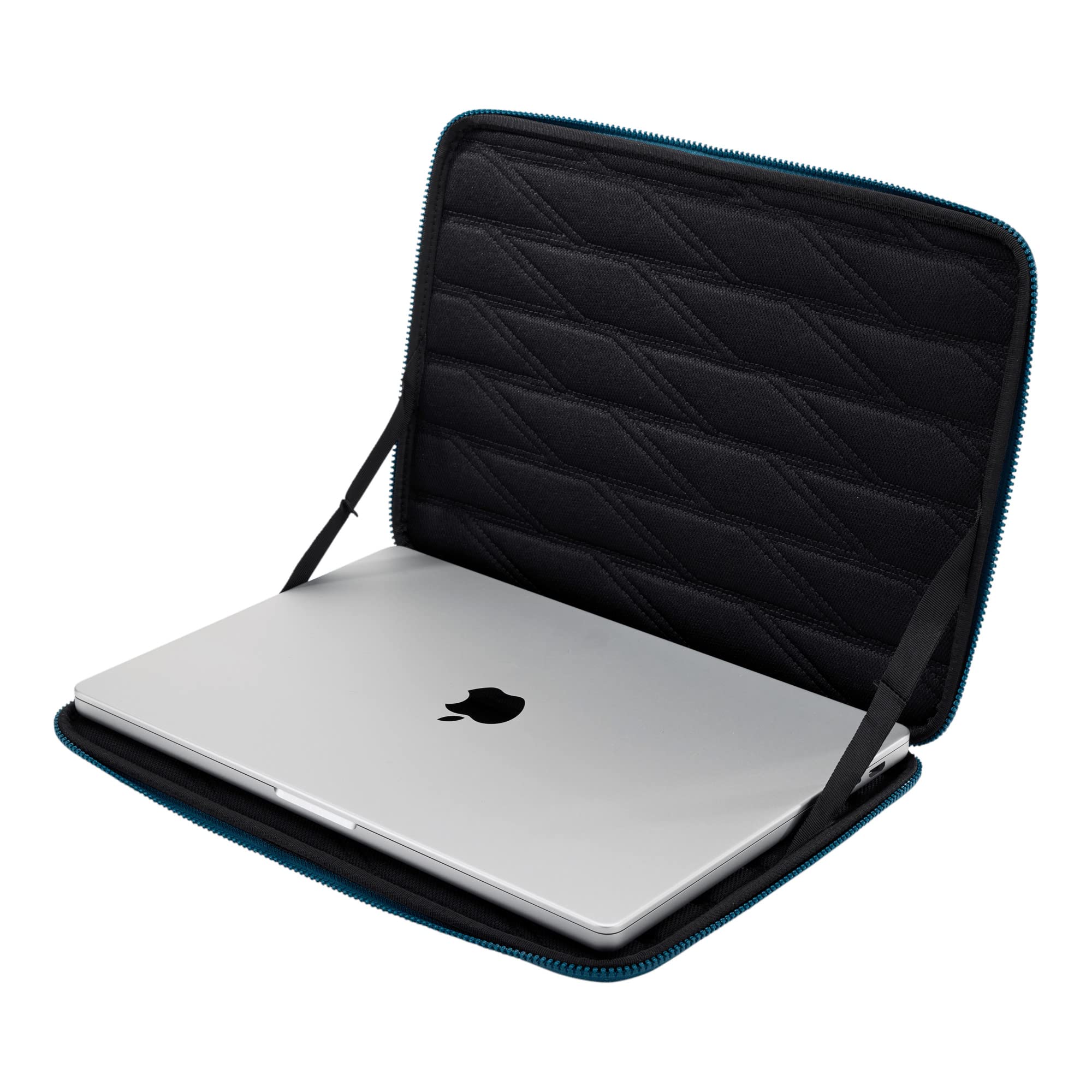 thule-gauntlet-macbook-pro-sleeve-16-blue-rigid-protection-clamshell-design image 4