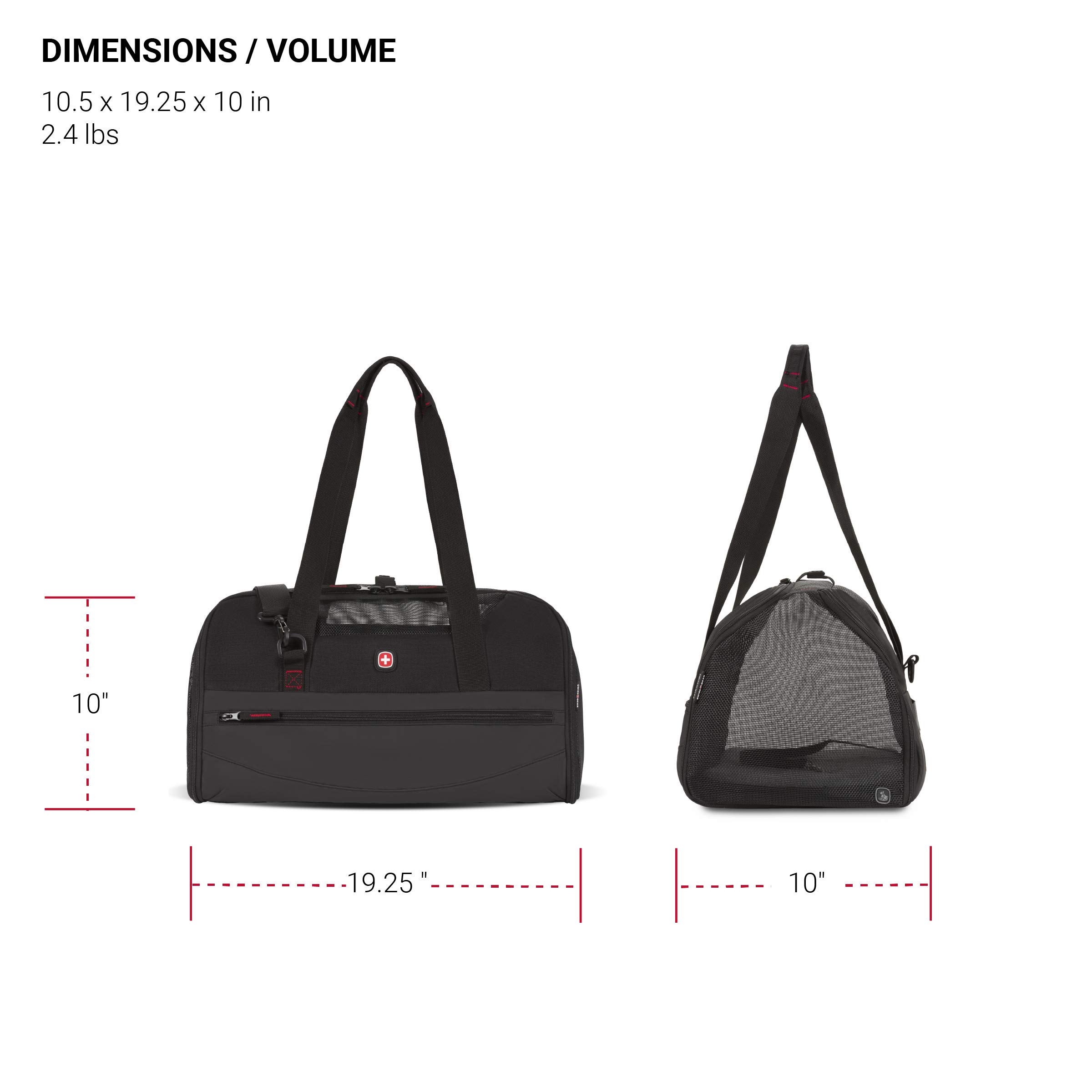 swissgear-3326-getaway-airline-approved-pet-carrier-for-dogs-cats-19-25-x-10-5-x image 5