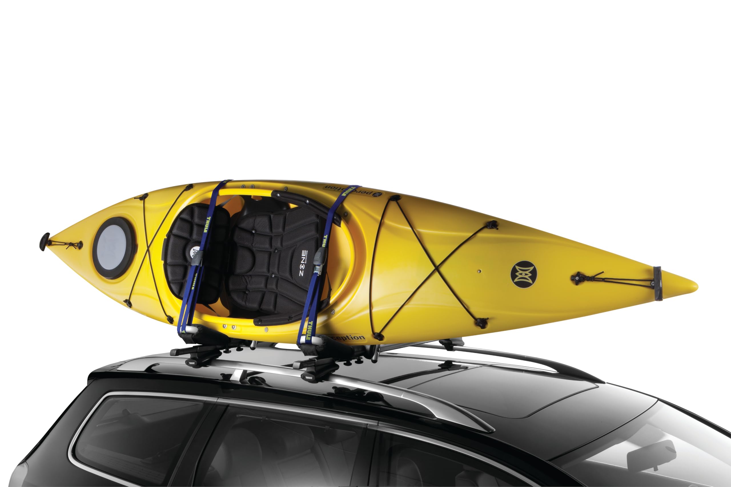 thule-hullaport-pro-rooftop-kayak-carrier-foldable-j-cradle-75lb-capacity image 3