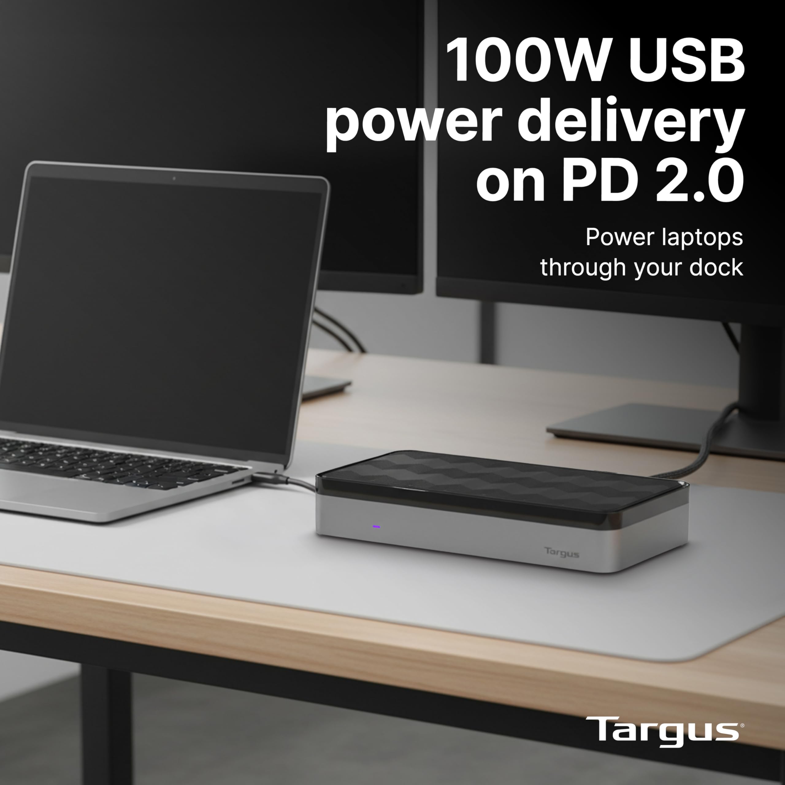 targus-usb-c-universal-quad-4k-qv4k-docking-station-with-100w-power-delivery-bla image 6