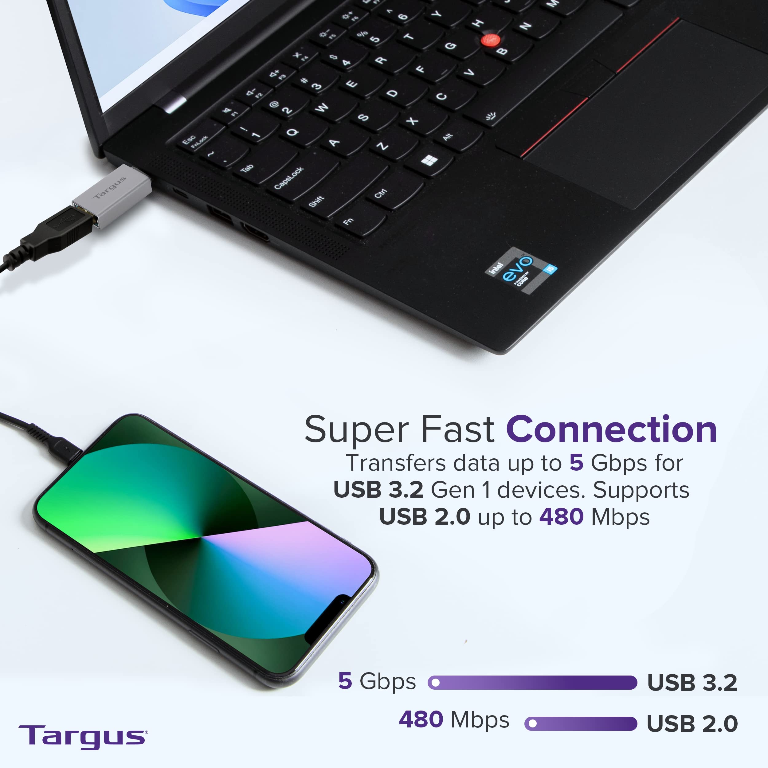 targus-usb-c-to-usb-a-adapter-2-pack-aca979gl-fast-data-transfer-compact-design- image 3