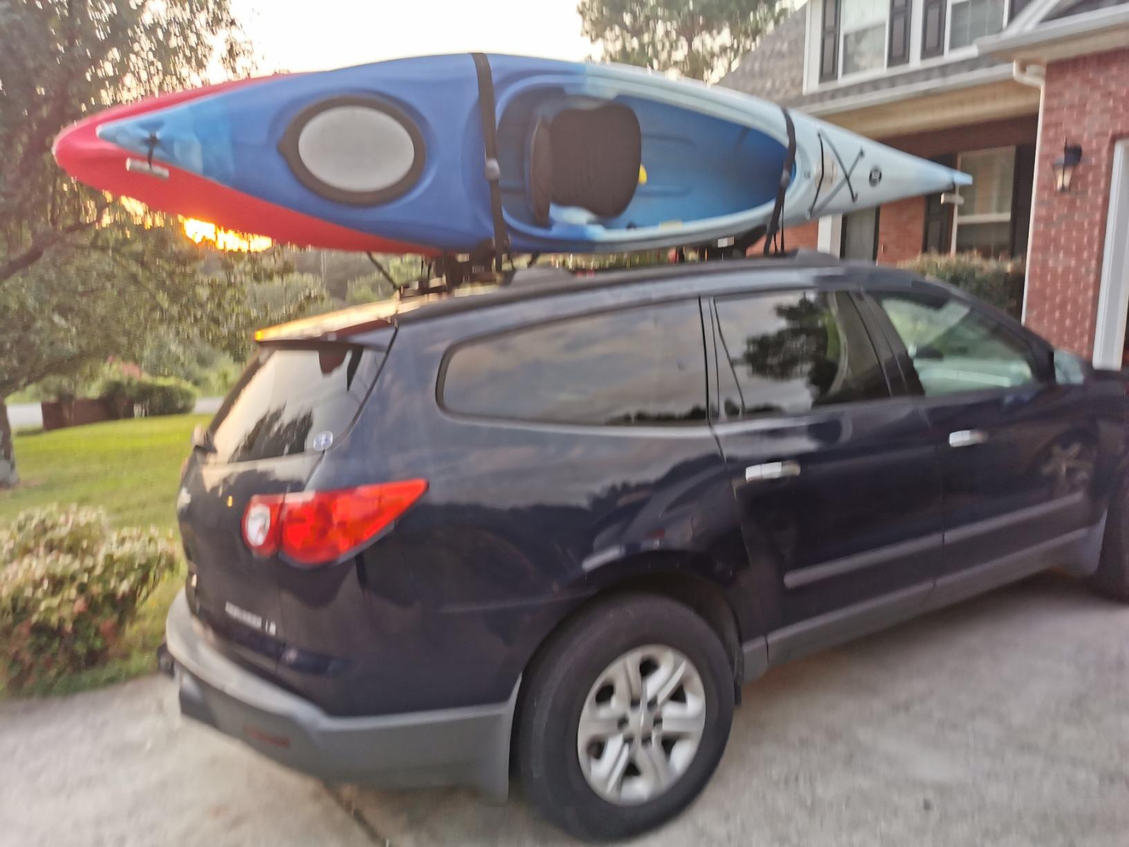 Fits, but not for wide kayaks