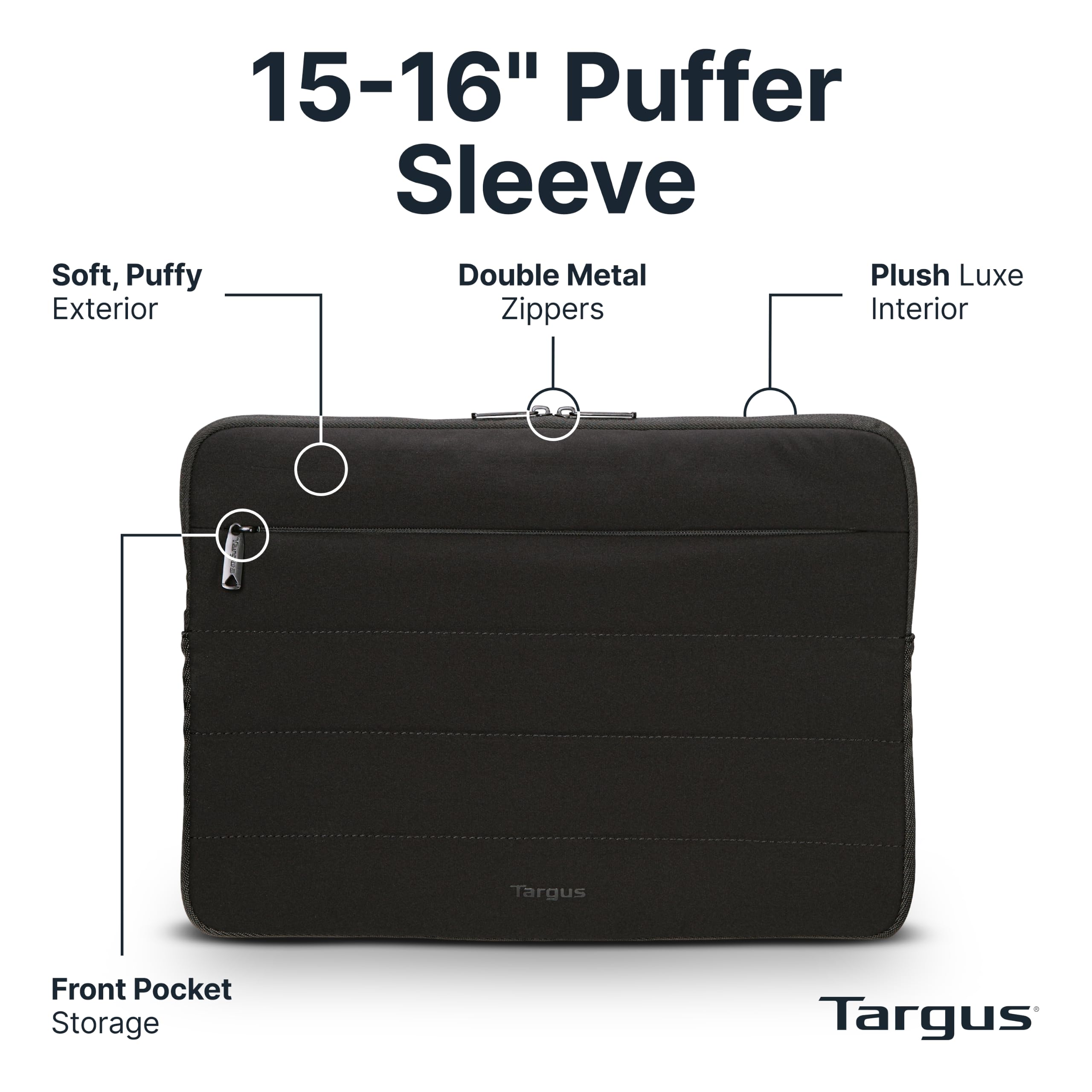 targus-15-16-inch-puffer-laptop-sleeve-lightweight-protective-sleeve-with-plush- image 2