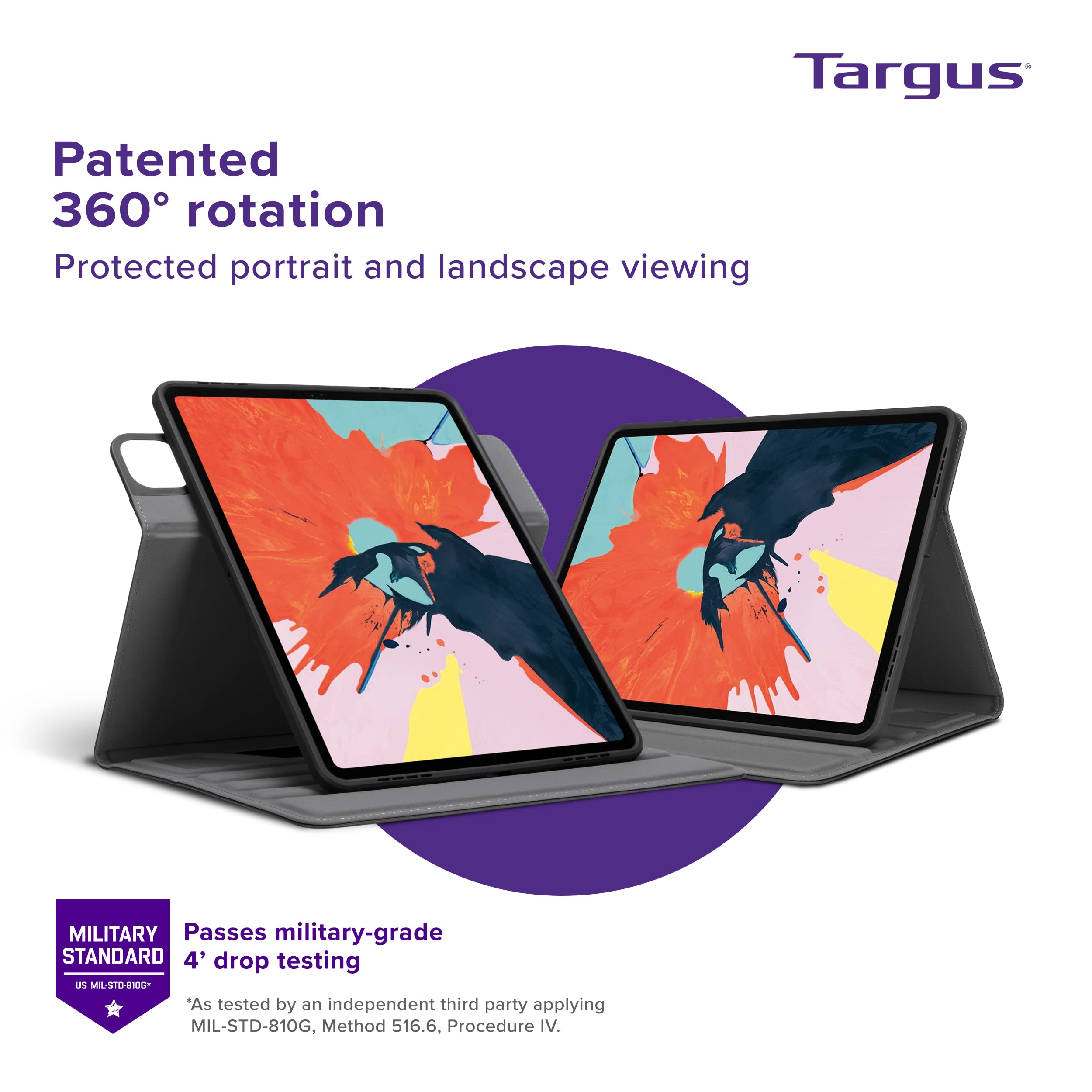 targus-versavu-ipad-pro-12-9-case-2022-2021-2020-2018-360-rotating-military-grad image 5