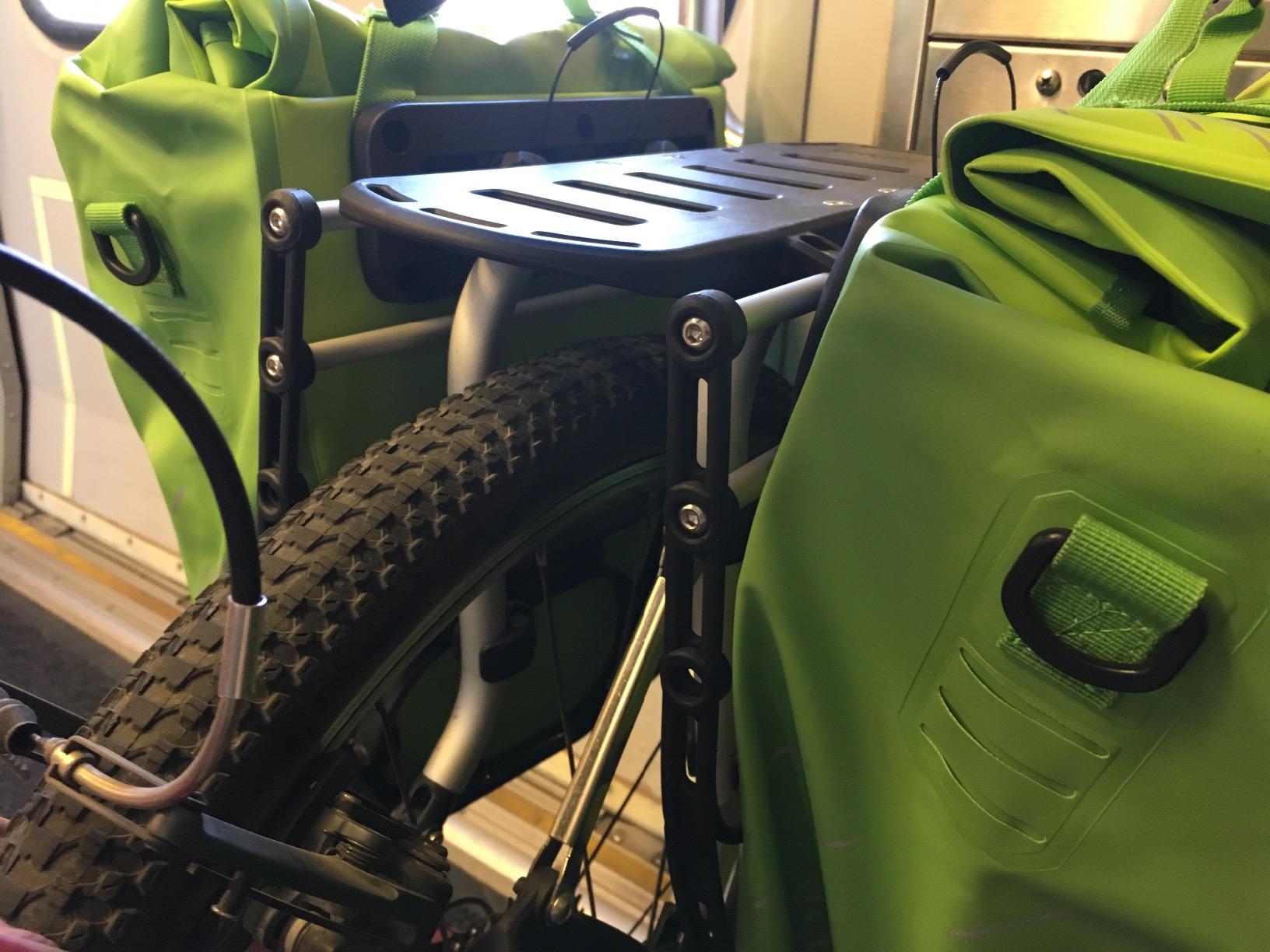 Great for lowering panniers