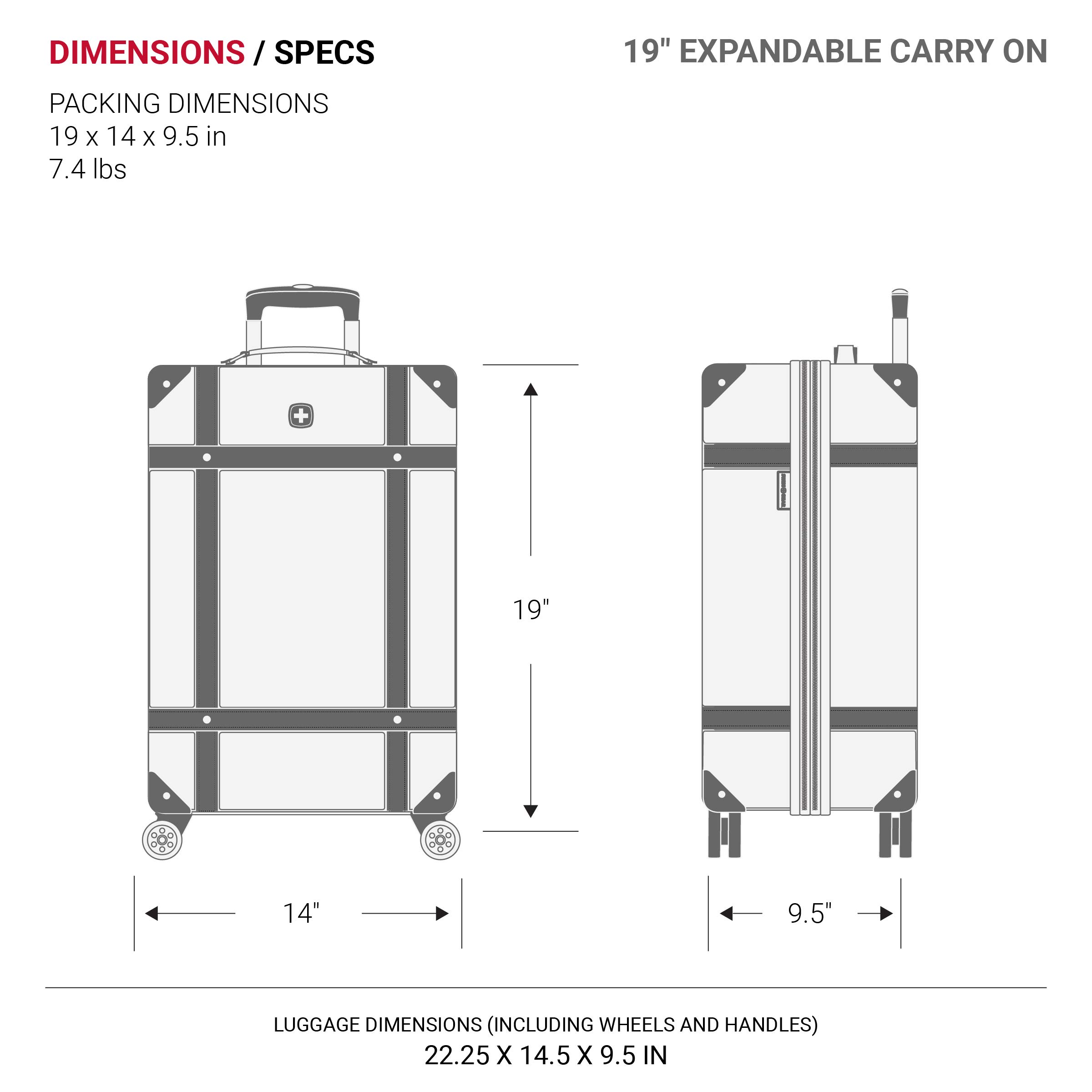 swissgear-7739-hardside-expandable-trunk-spinner-luggage-2-piece-set-19-carry-on image 2