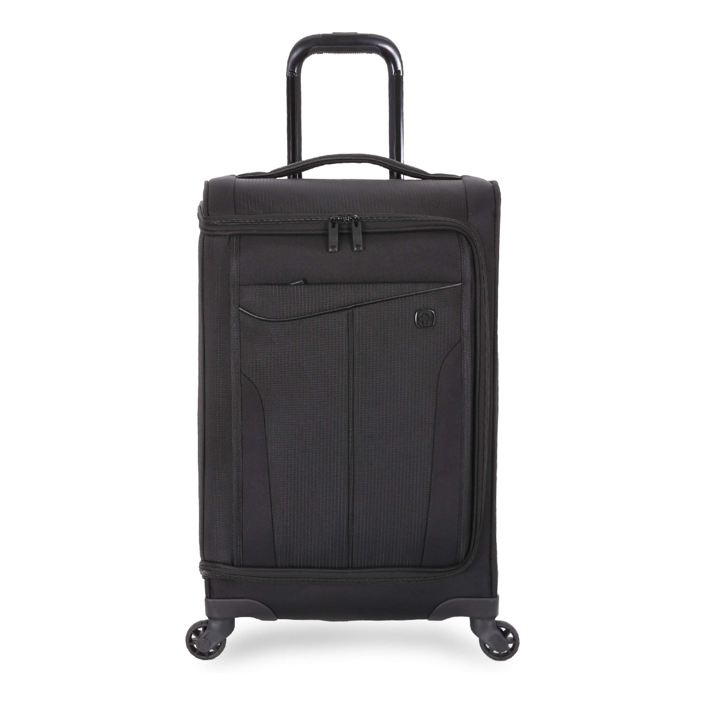swissgear-6067-getaway-2-0-usb-expandable-carry-on-spinner-with-garment-bag-blac image 8