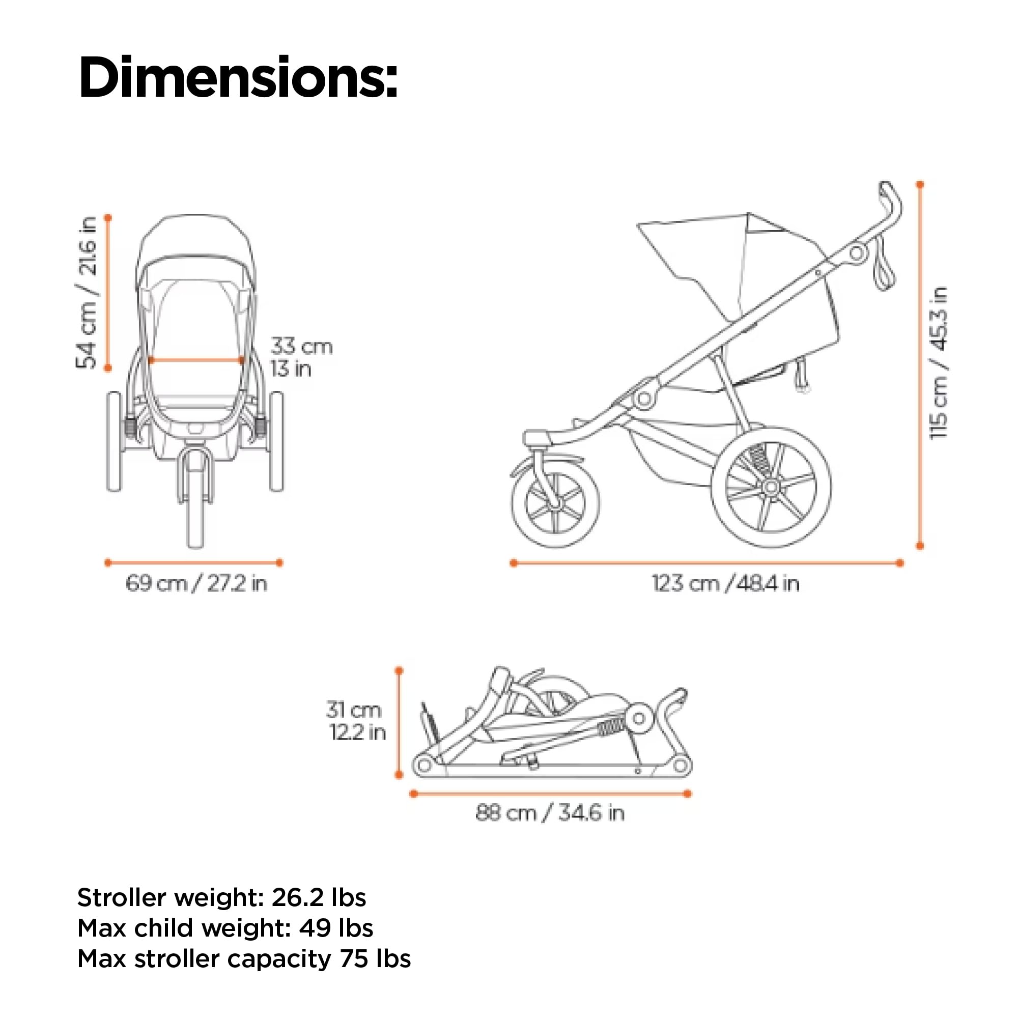 thule-urban-glide-3-single-child-all-terrain-stroller-full-suspension-air-filled image 6