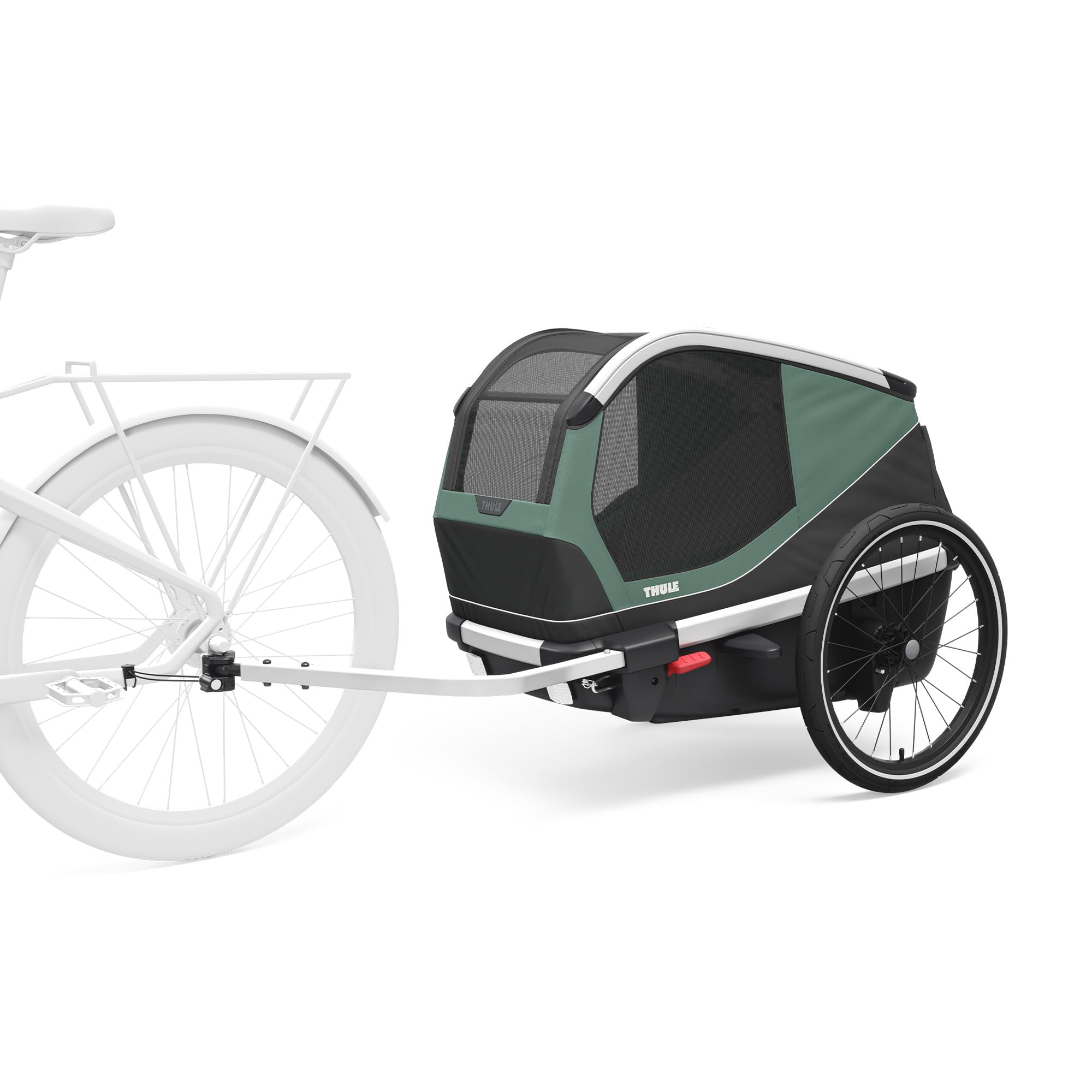 thule-bexey-pet-bike-trailer-for-small-large-dogs-medium-size-foldable-padded-in image 2