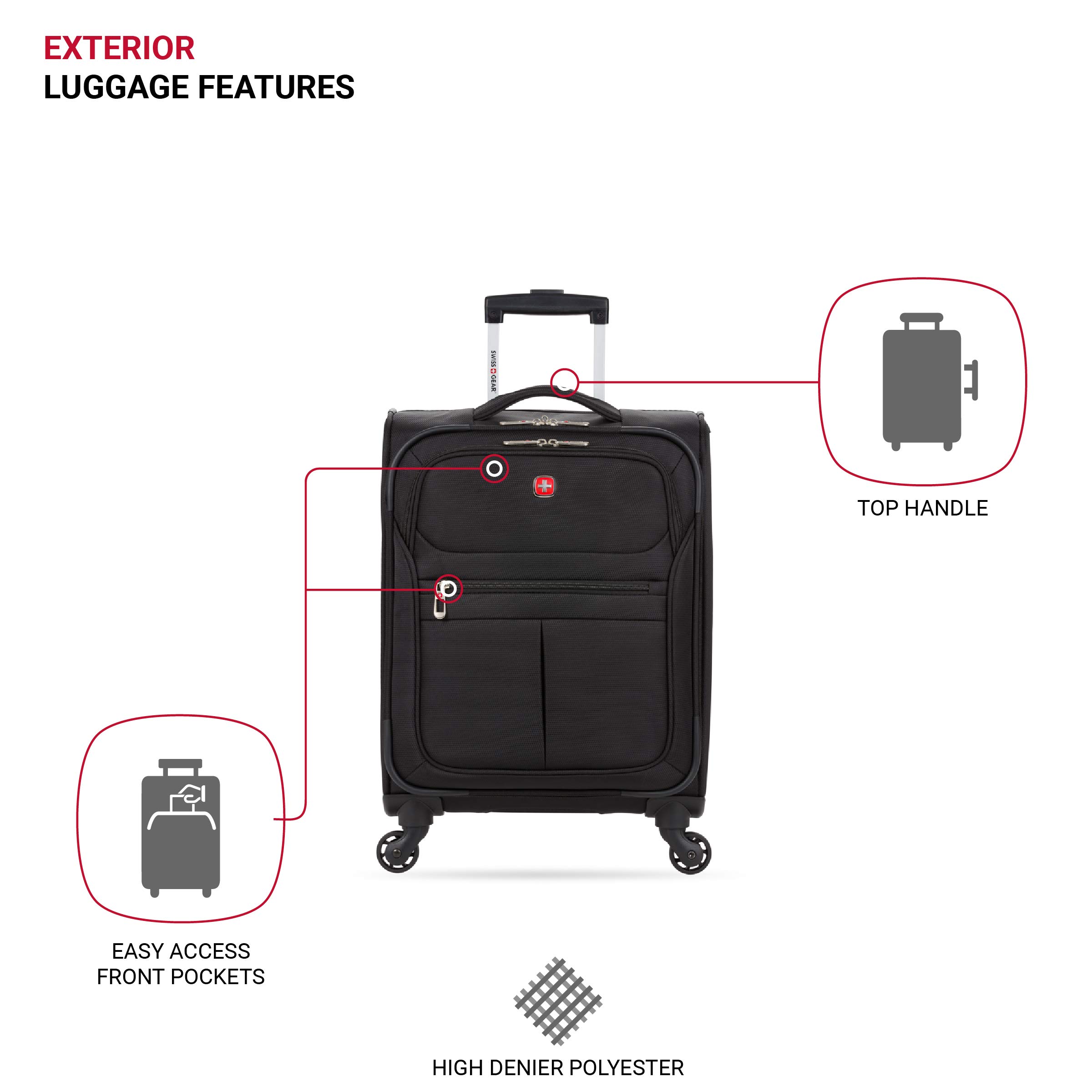 swissgear-4010-softside-spinner-carry-on-18-inch-luggage-black image 3