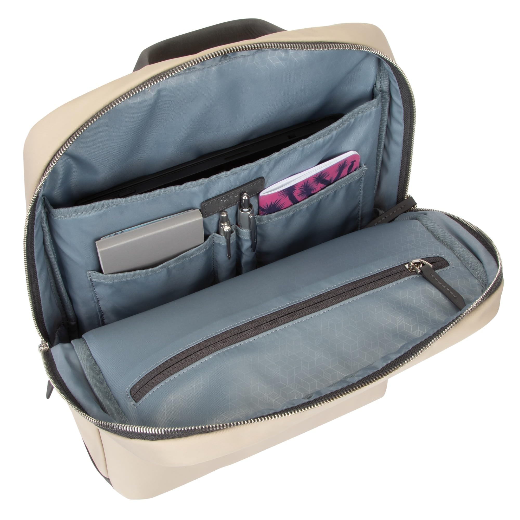 targus-newport-15-laptop-backpack-tbb59906gl-for-men-women-water-repellent-twill image 4