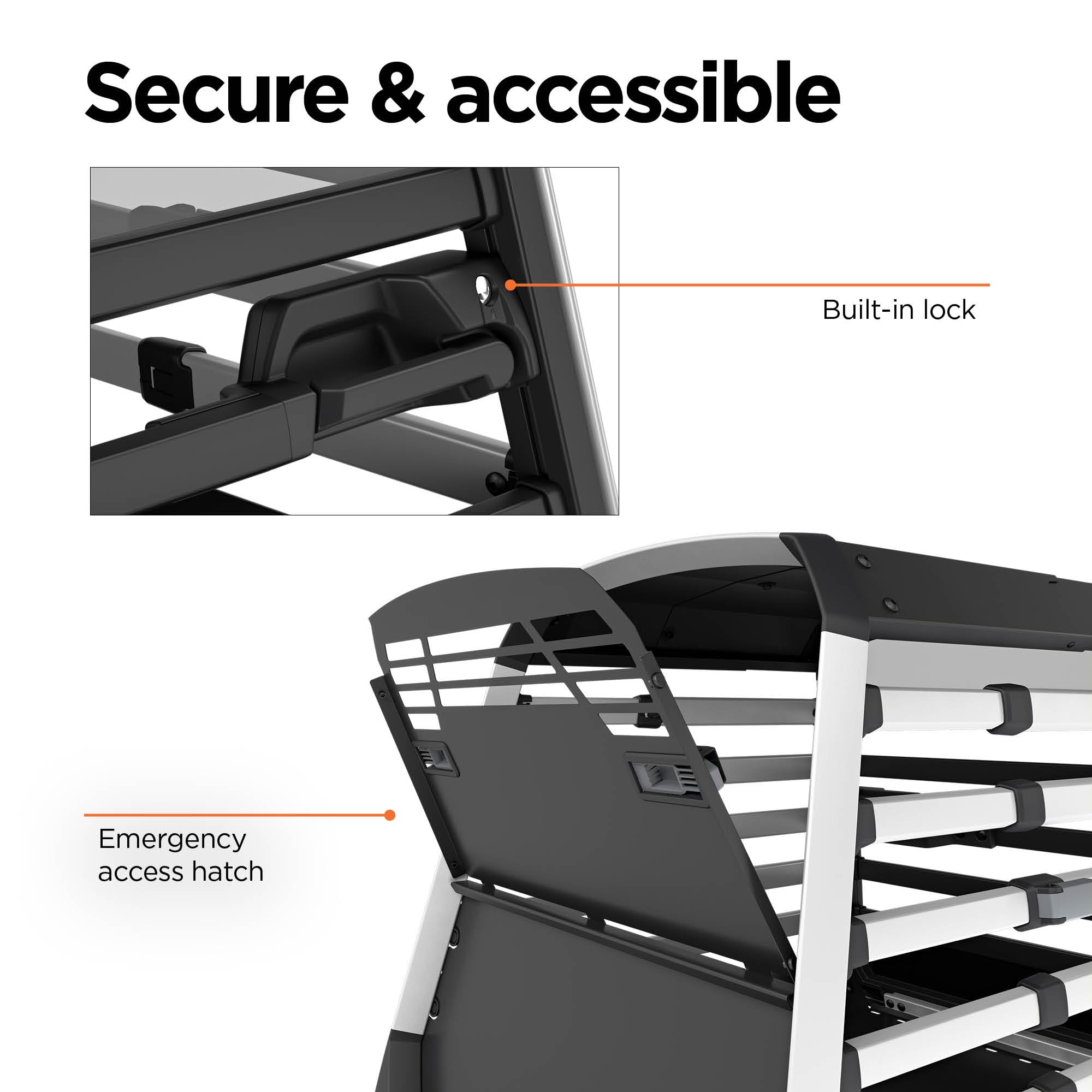 thule-allax-dog-crate-xl-crash-tested-adjustable-depth-for-trunk-use-only image 6
