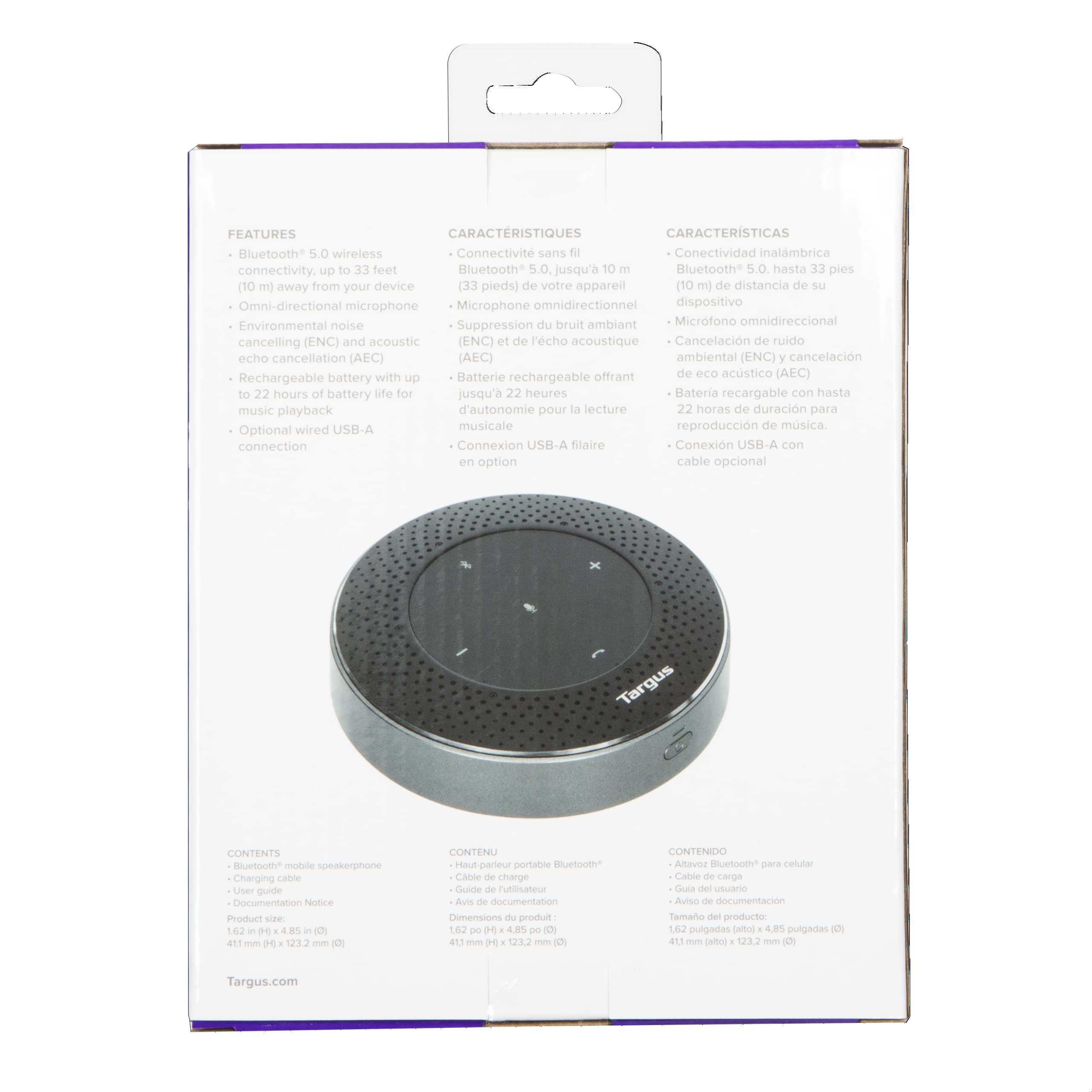 targus-bluetooth-speakerphone-aem105gl-portable-conference-speaker-with-6-mics image 5
