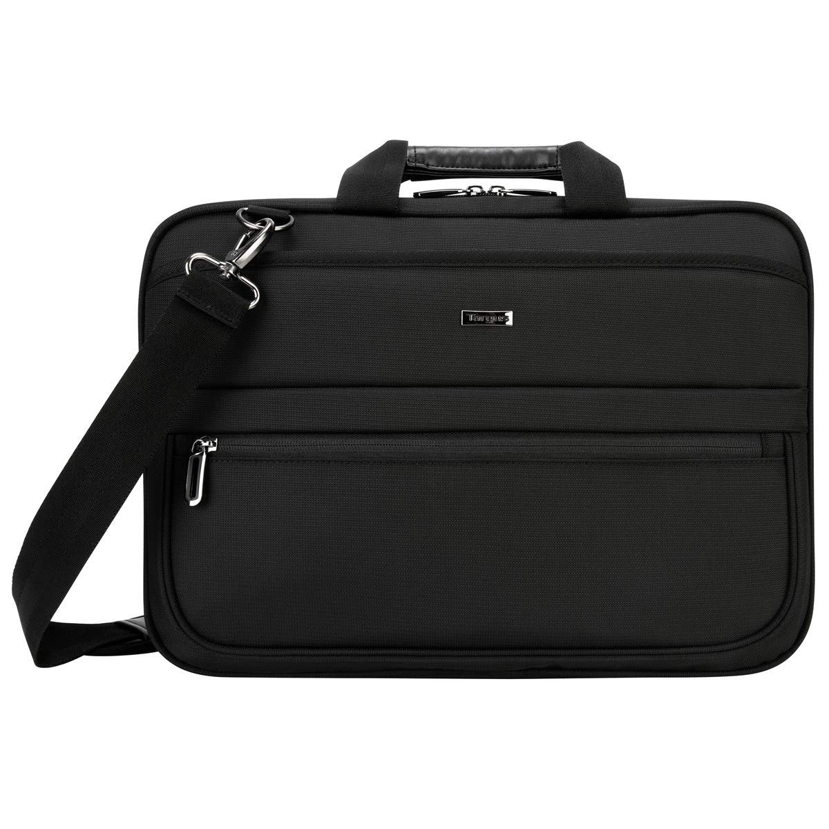 targus-15-6-inch-laptop-messenger-bag-slim-case-for-men-and-women-black-tcm004us image 2