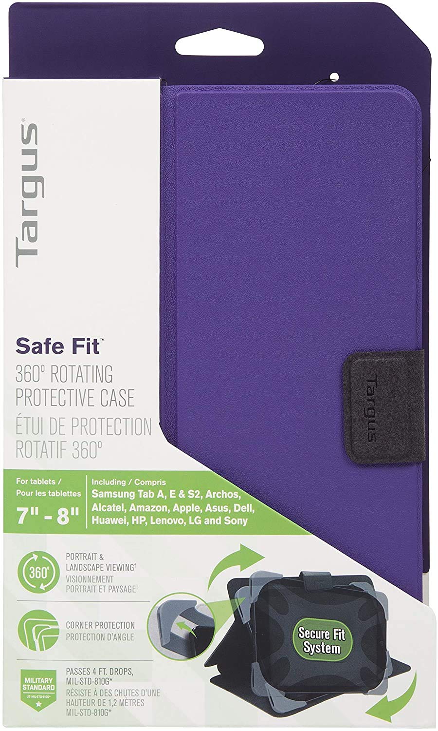 targus-safe-fit-360-rotating-universal-tablet-case-for-7-8-devices-purple-thz600 image 8