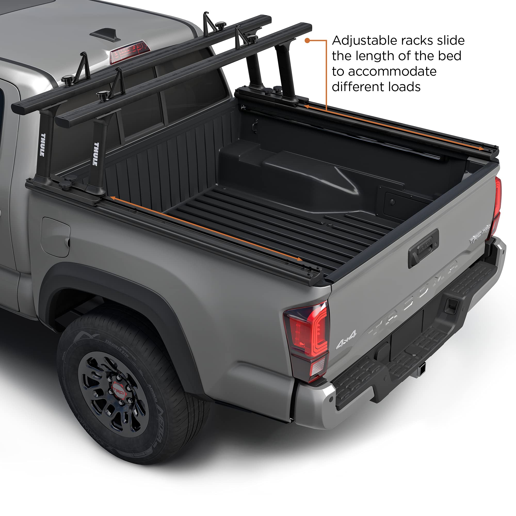 thule-xsporter-pro-mid-shift-truck-rack-adjustable-locking-600-lb-capacity-requi image 2
