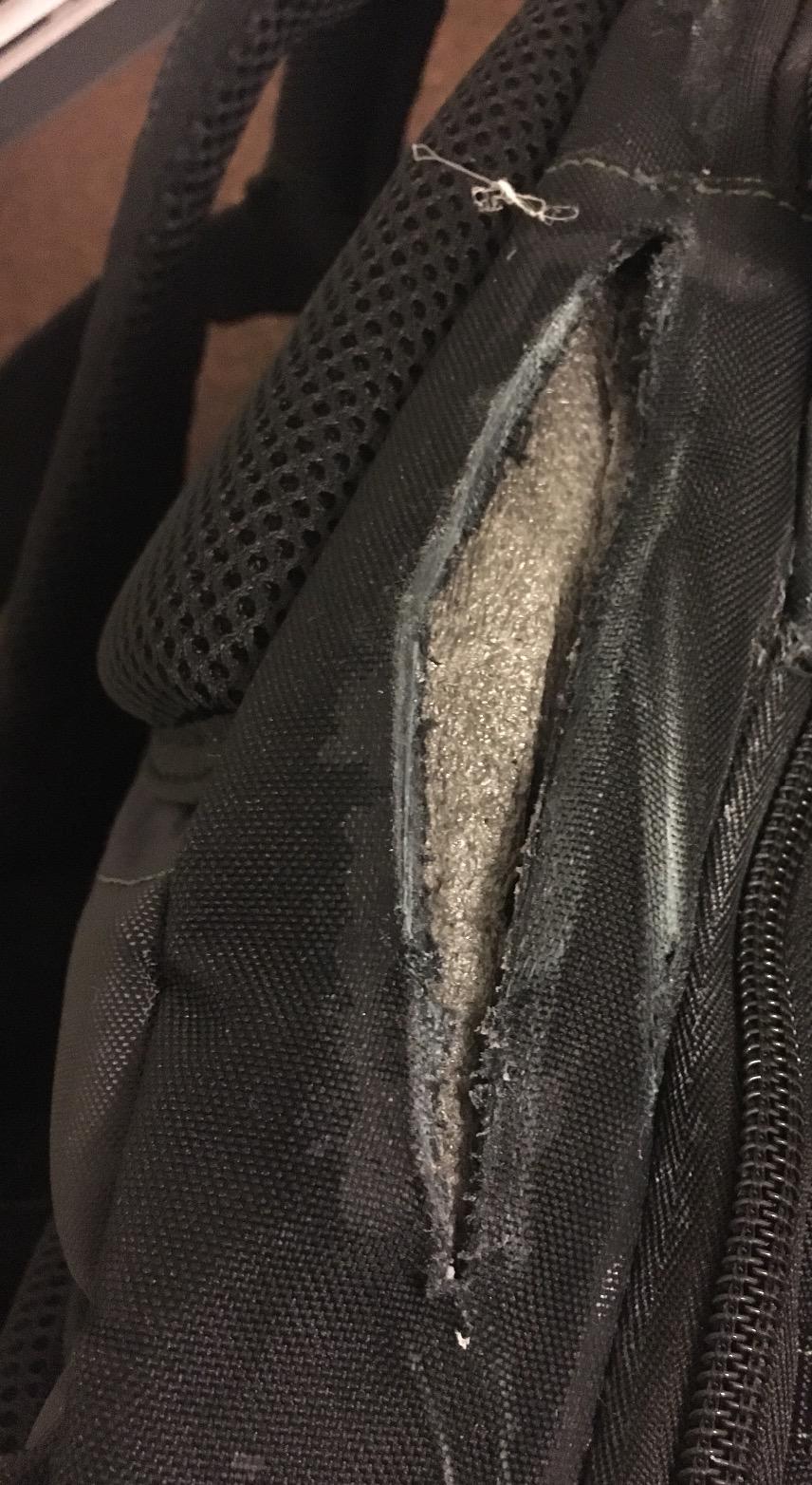 Solid backpack