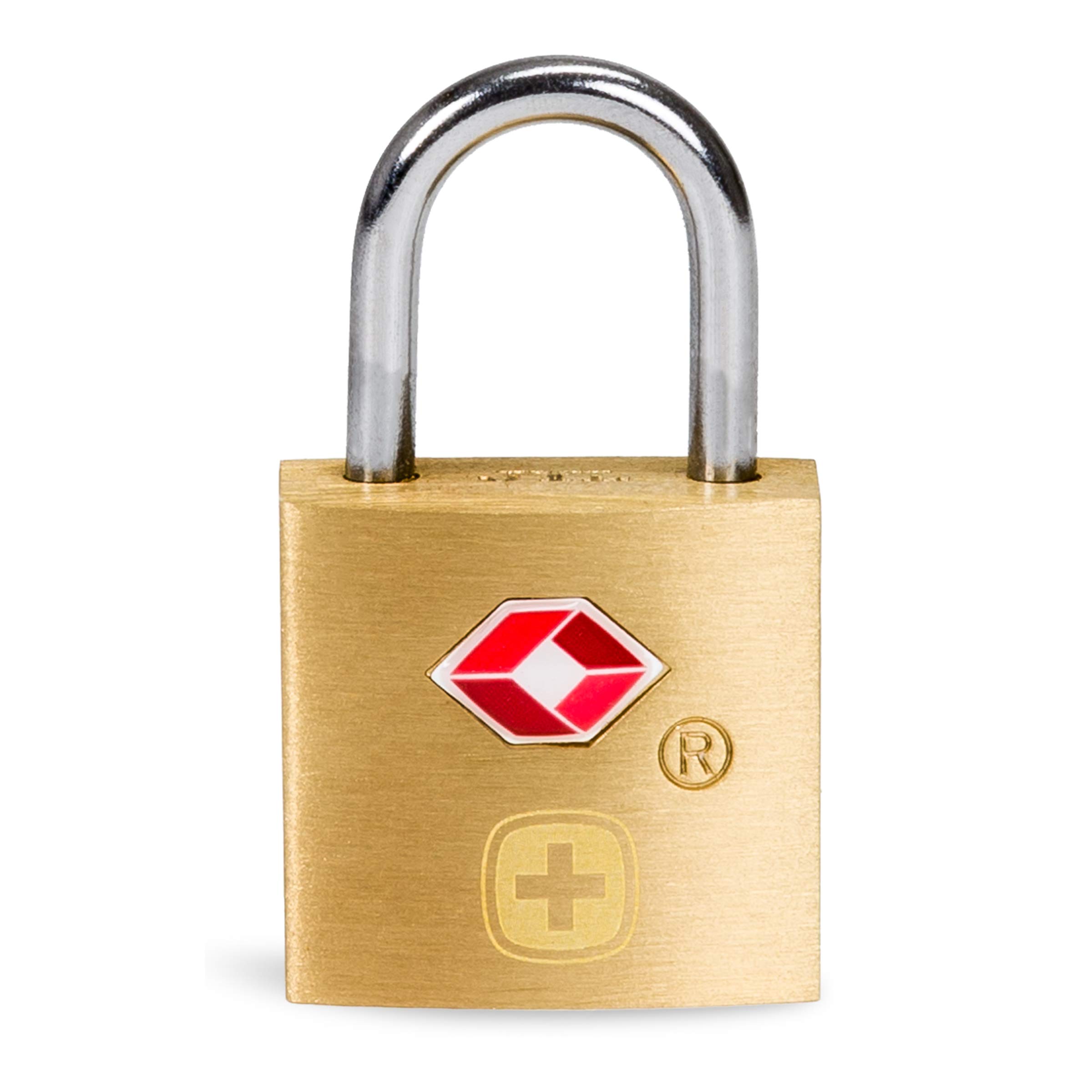 swissgear-2-pack-travel-key-locks-brass-luggage-locks-for-checked-bags-set-of-2 image 2
