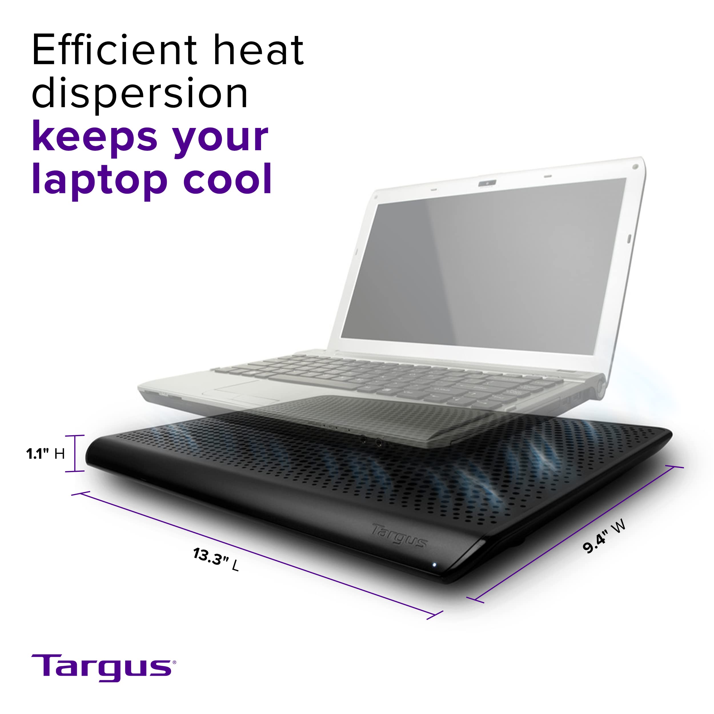 targus-chill-mat-for-up-to-16-inch-laptop-dual-fan-cooling-stand-usb-powered-bla image 4