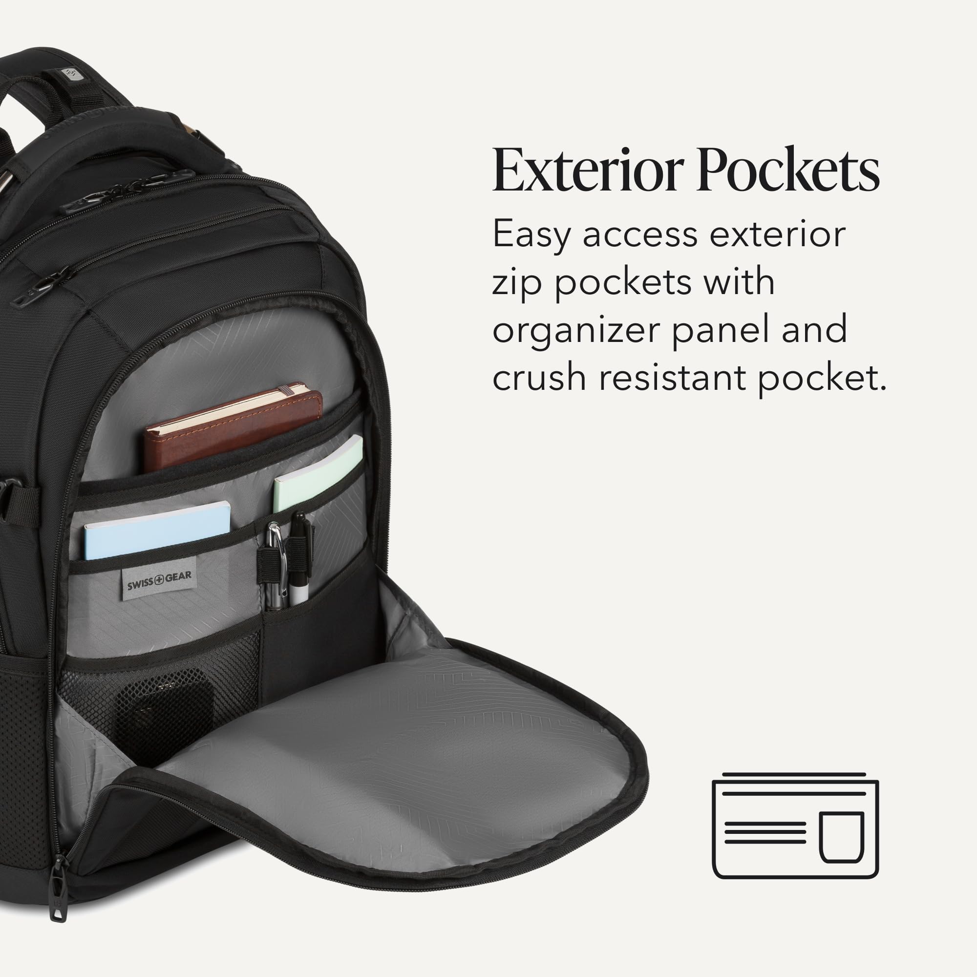 swissgear-travel-tech-pro-laptop-backpack-fits-16-inch-laptops-scansmart-tsa-fri image 4
