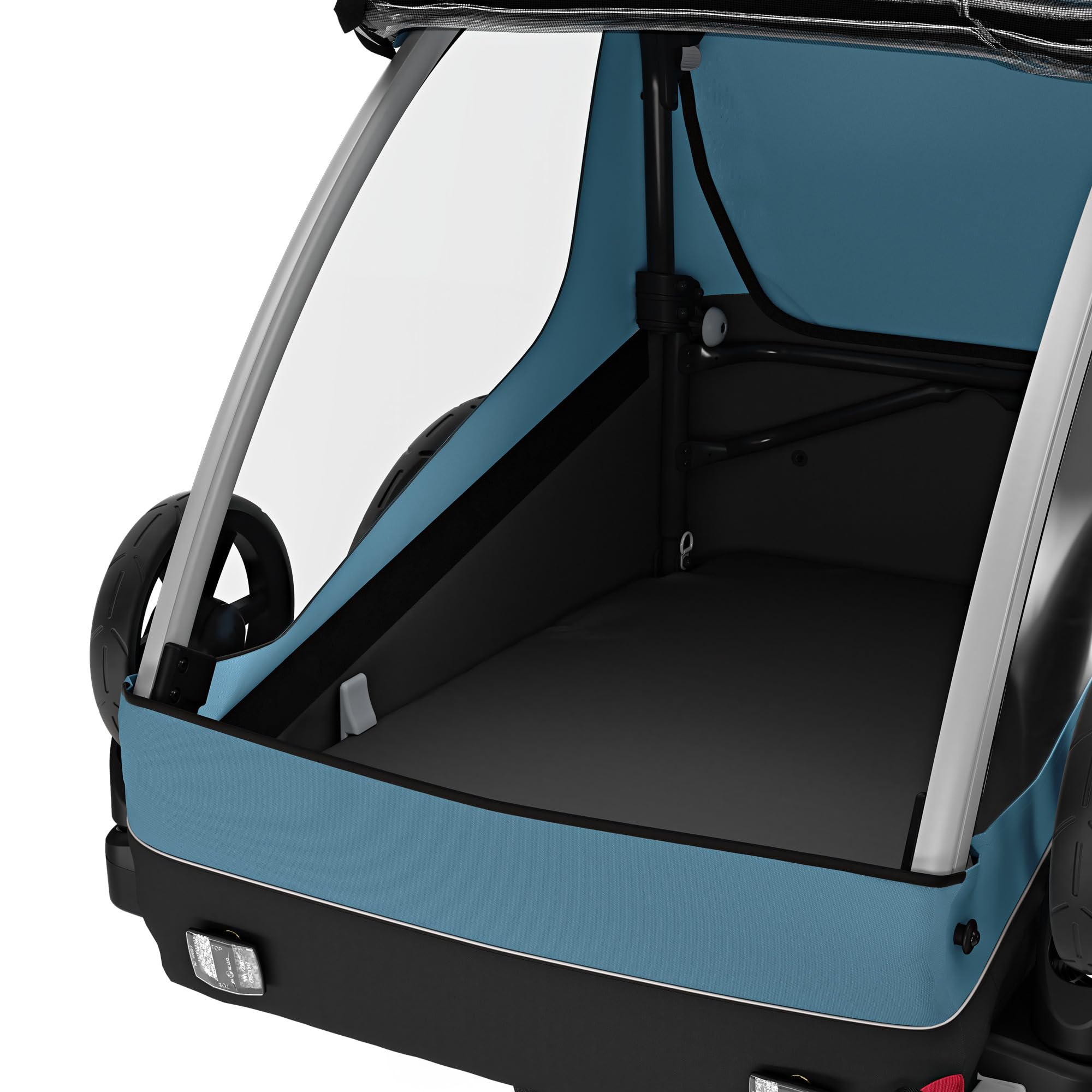 thule-courier-child-bike-trailer-stroller-2-seat-includes-strolling-and-biking-k image 4