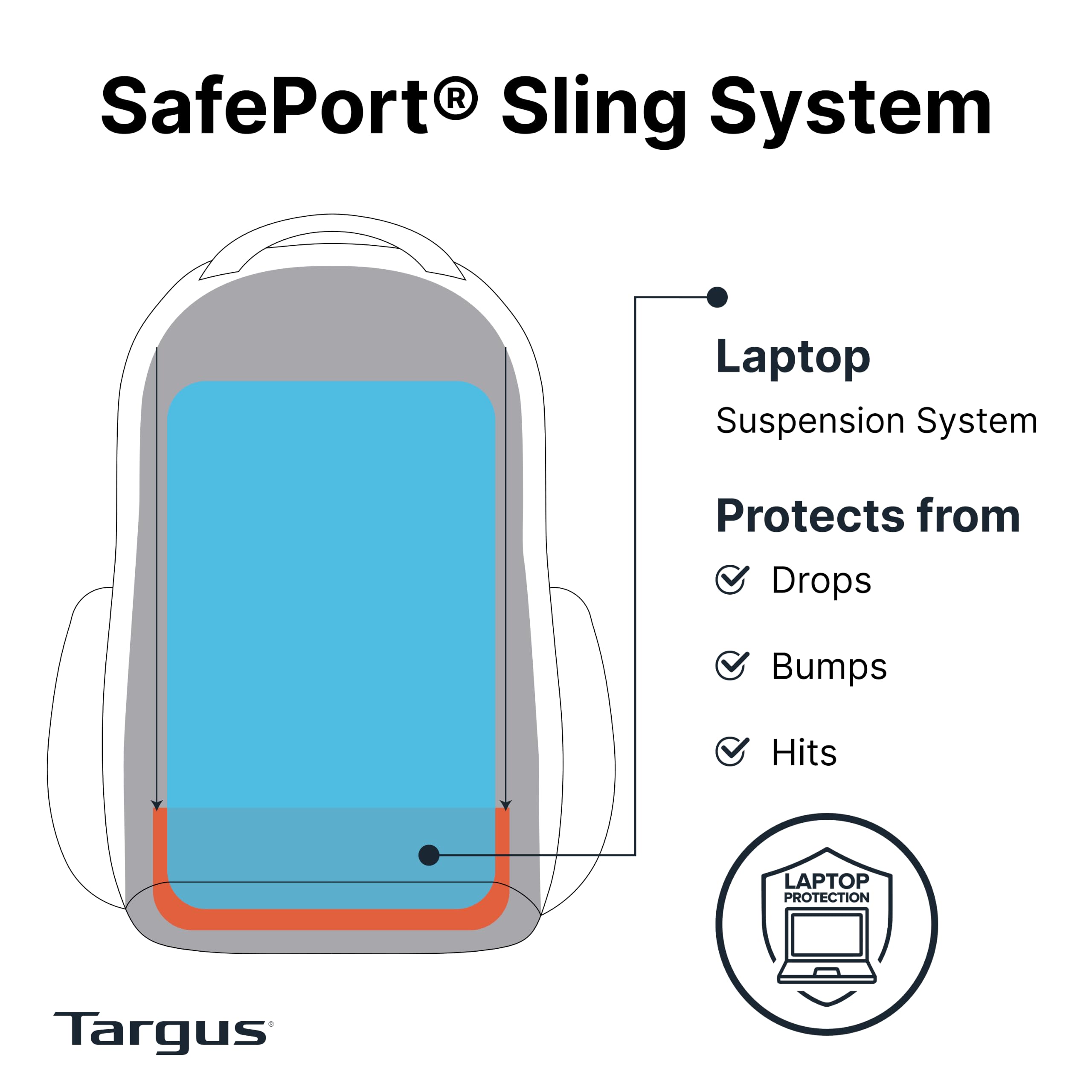 targus-16-pro-tek-tech-backpack-lockable-laptop-backpack-with-safeport-sling-pro image 6