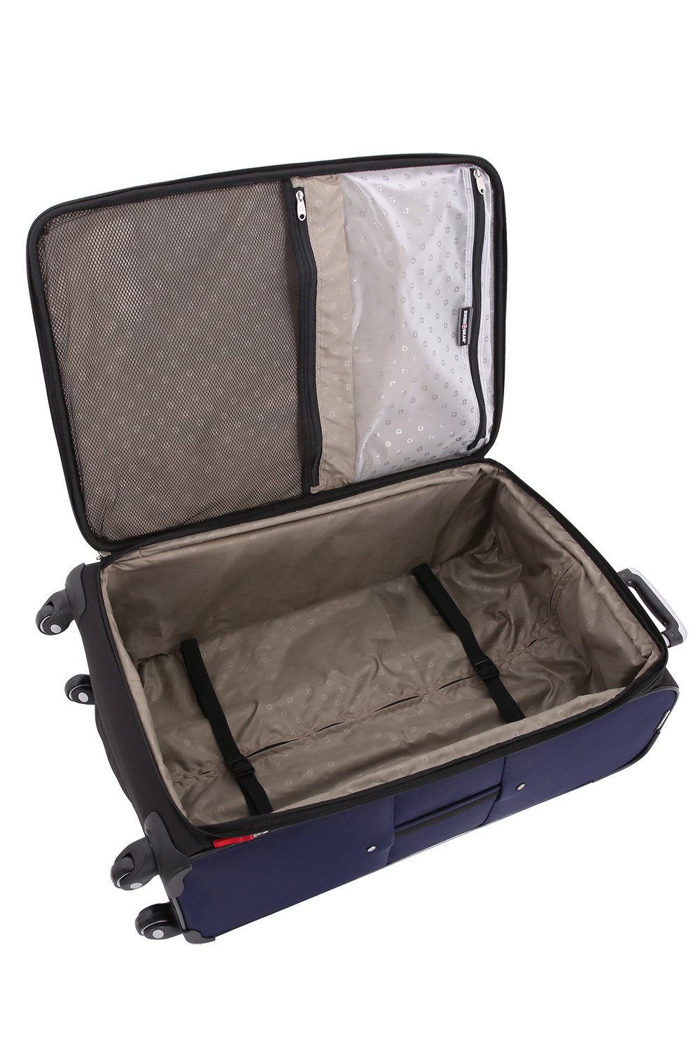 swissgear-borah-softside-expandable-large-28-inch-checked-spinner-suitcase-navy image 4