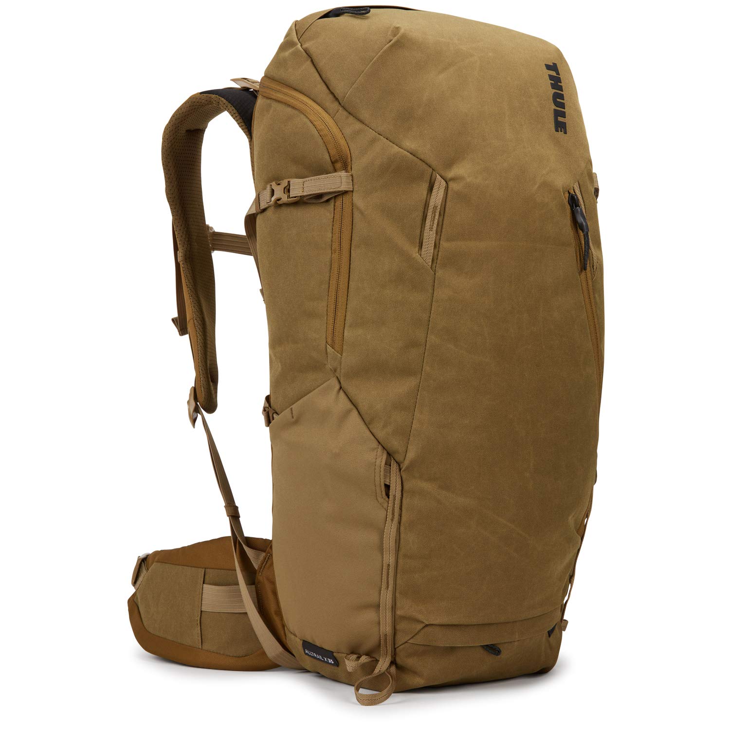thule-alltrail-x-35l-versatile-hiking-and-travel-backpack-with-recycled-waxed-ca image 2