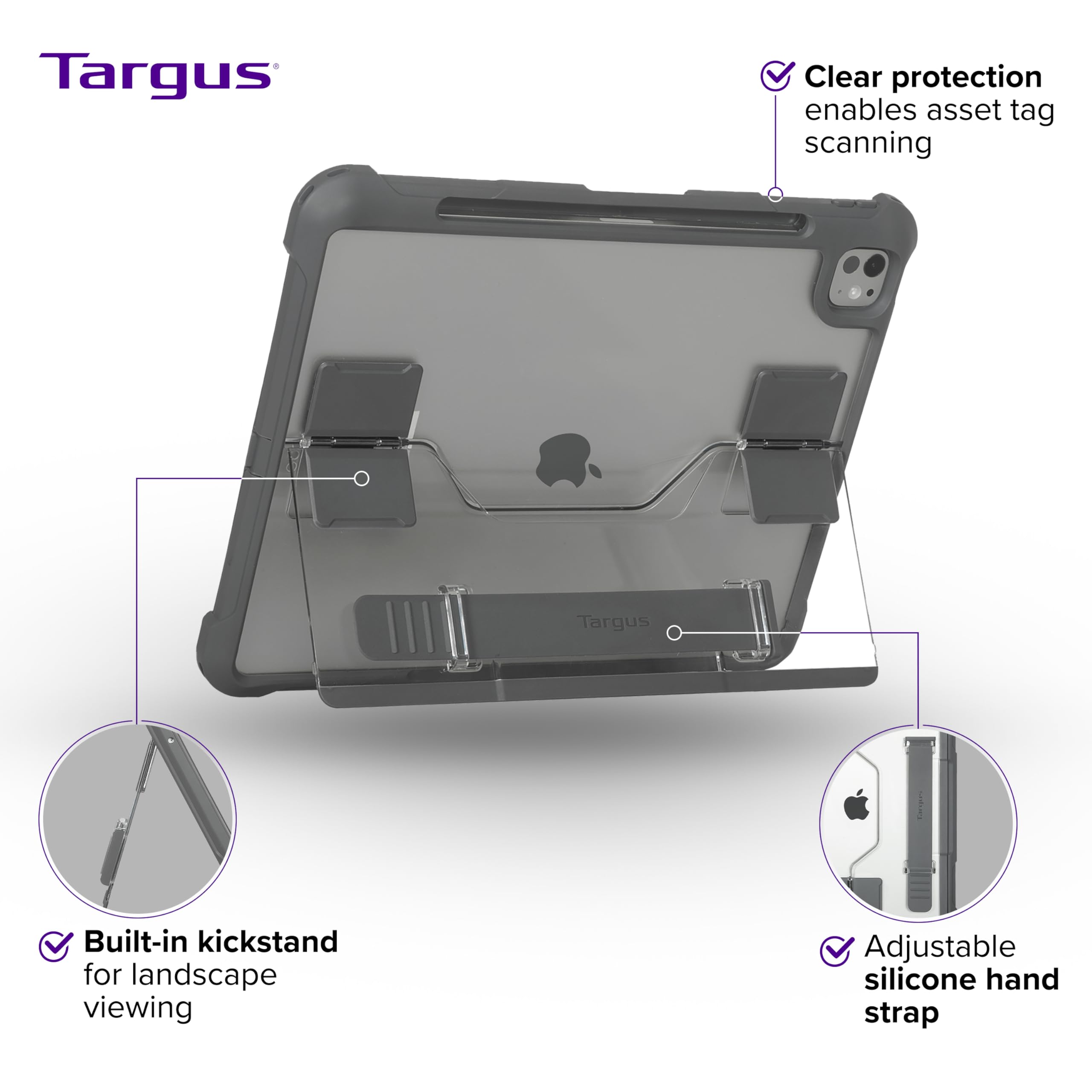 targus-safeport-rugged-max-case-for-ipad-pro-13-inch-m4-mil-std-drop-tested-scre image 2