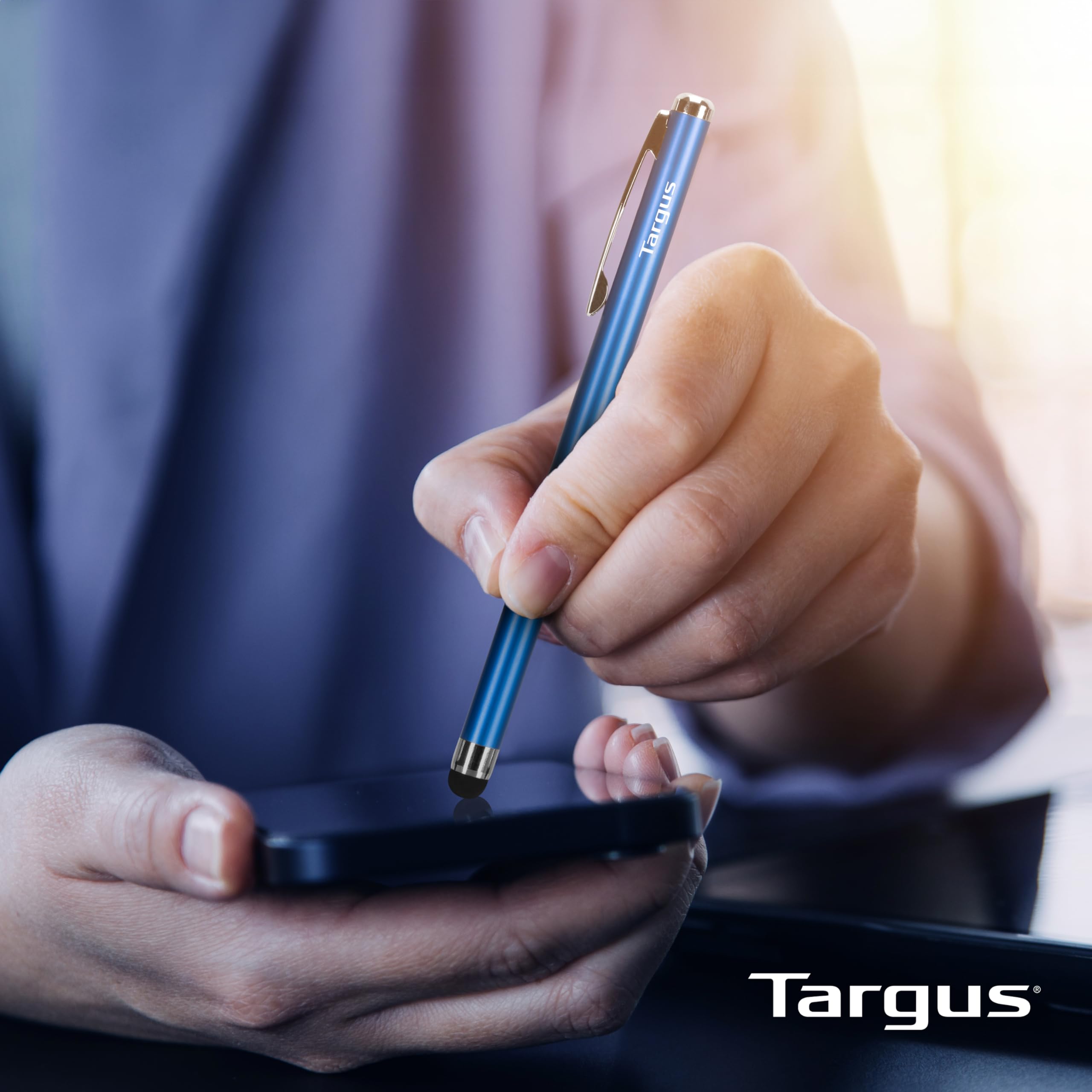 targus-slim-stylus-for-tablets-and-smartphones-metallic-blue-amm1203us image 5