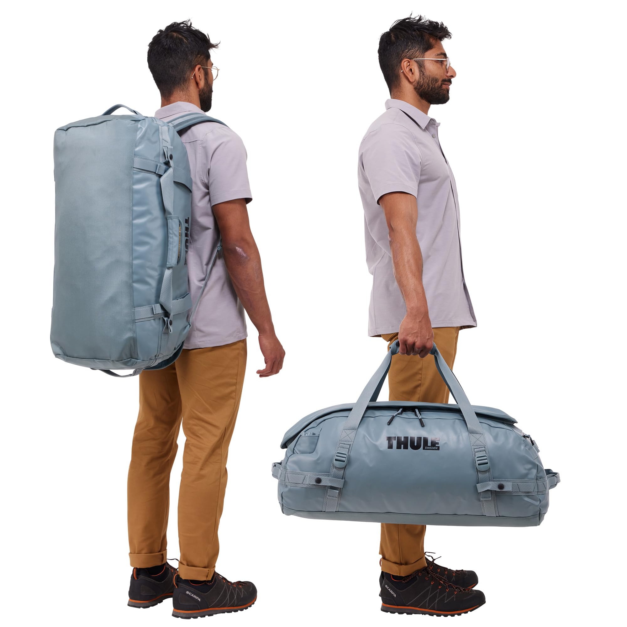 thule-chasm-70l-duffel-bag-weather-resistant-converts-to-backpack-black image 4
