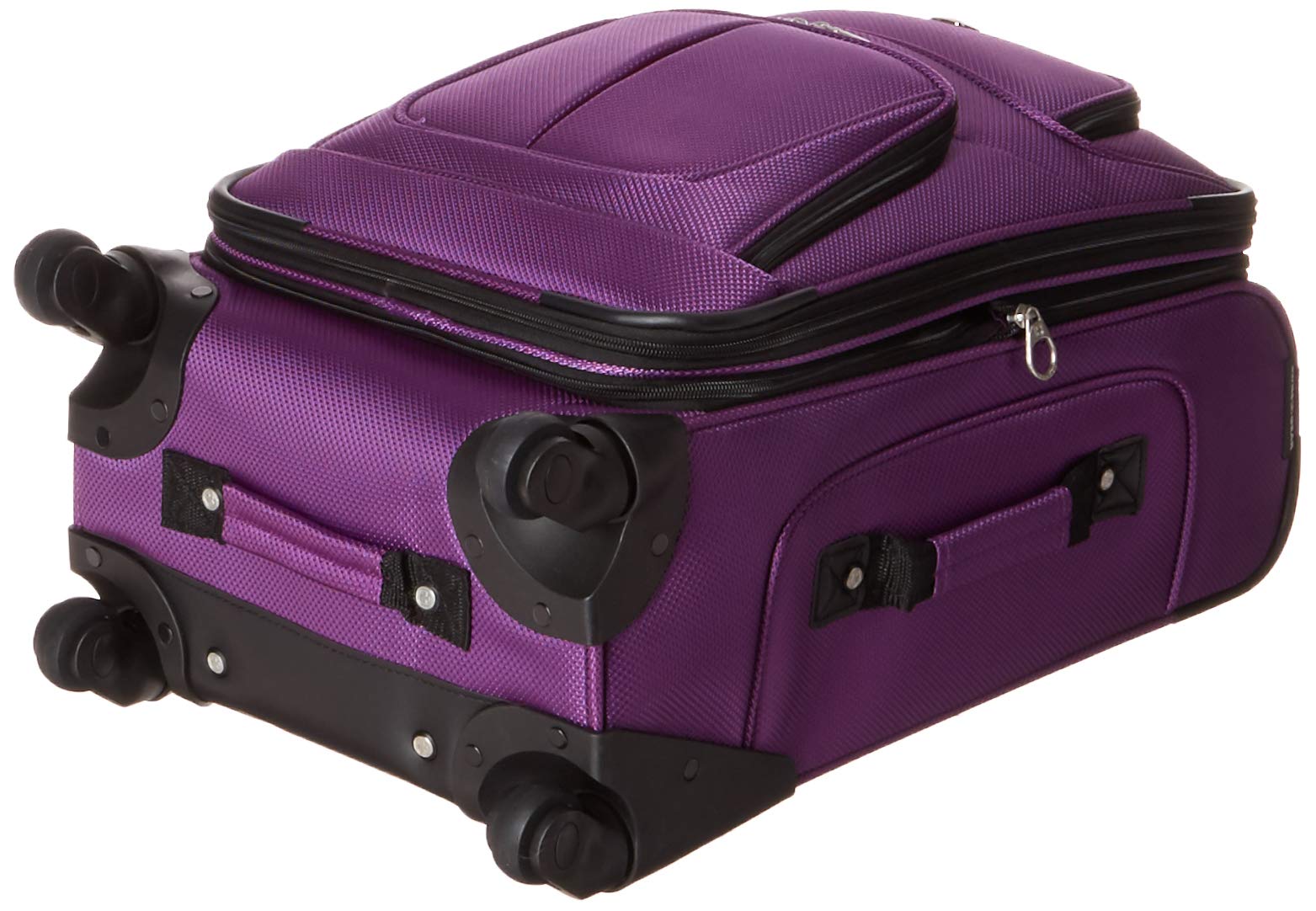 swissgear-sion-softside-expandable-carry-on-spinner-luggage-purple-21-inch image 4