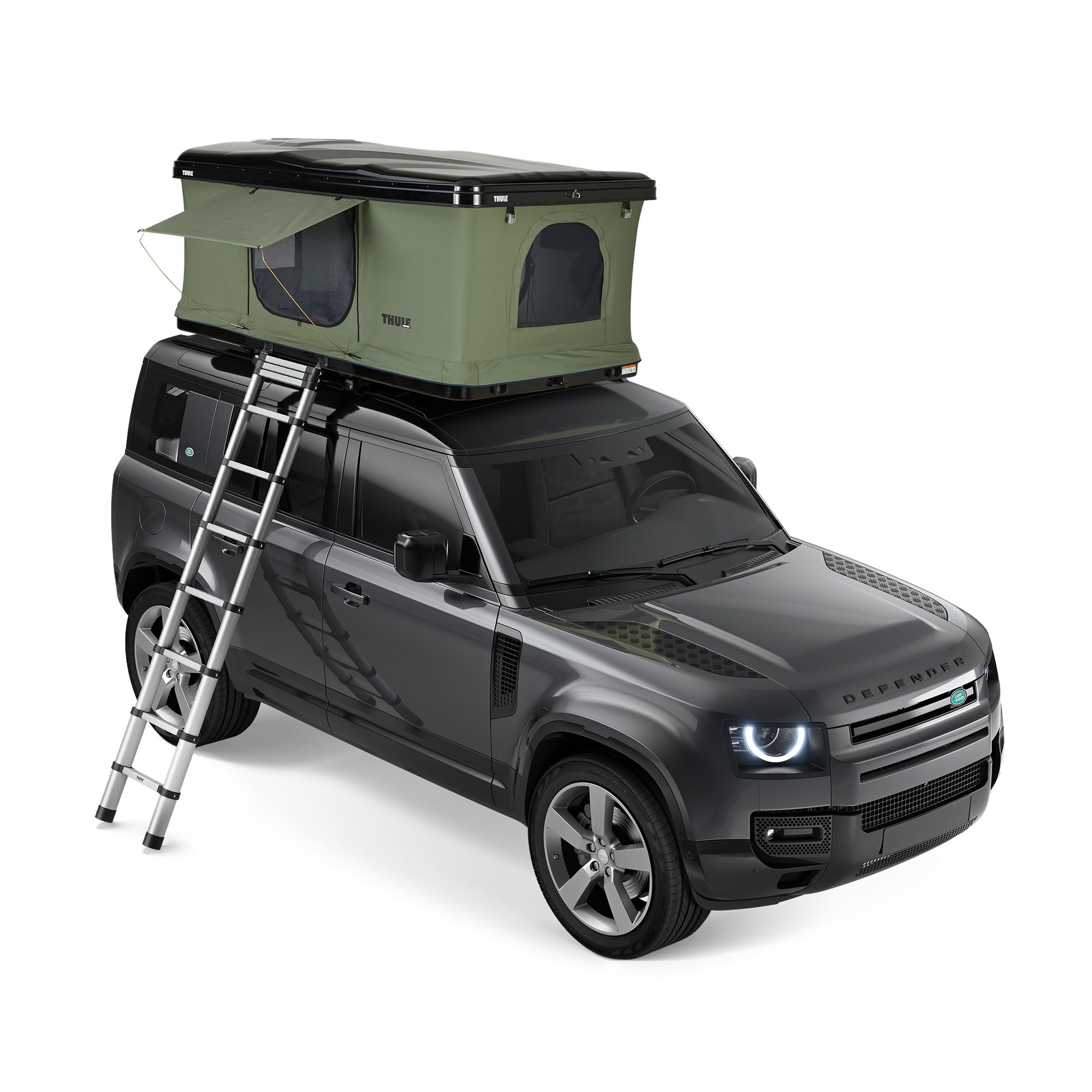 thule-basin-rooftop-tent-auto-deploys-converts-to-cargo-carrier-2-person image 1