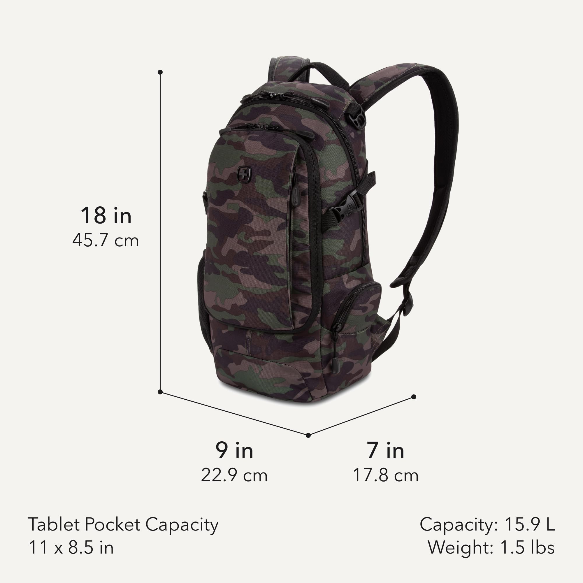 swissgear-city-pack-backpack-slim-profile-15-9l-camo-green-18-inch-with-tablet-p image 2