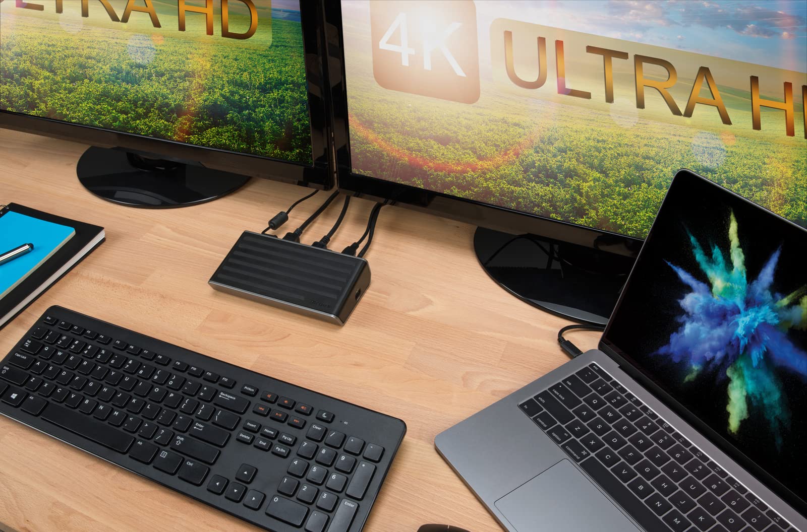 targus-universal-usb-c-dual-video-4k-dock-with-power-dock180euz-black image 7