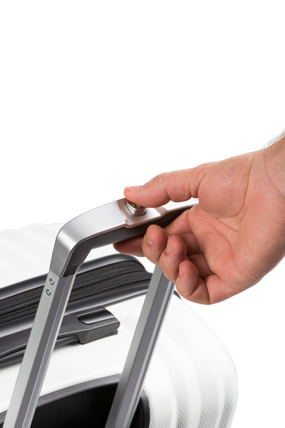 swissgear-energie-large-checked-spinner-hardside-polycarbonate-luggage-8-wheel-d image 8