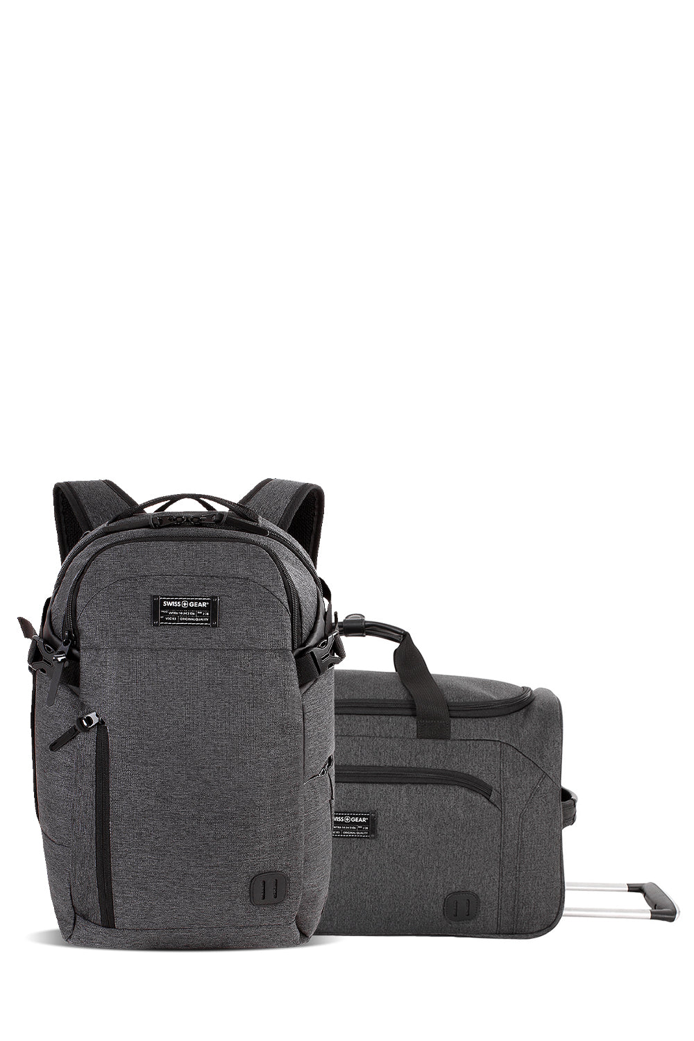 swissgear-getaway-2-piece-duffel-roller-set-weekender-backpack-rolling-duffel-co image 1