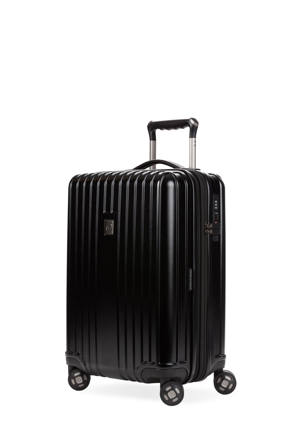 swissgear-ridge-carry-on-spinner-hardside-luggage-20-inch-satin-finish-tsa-lock image 1