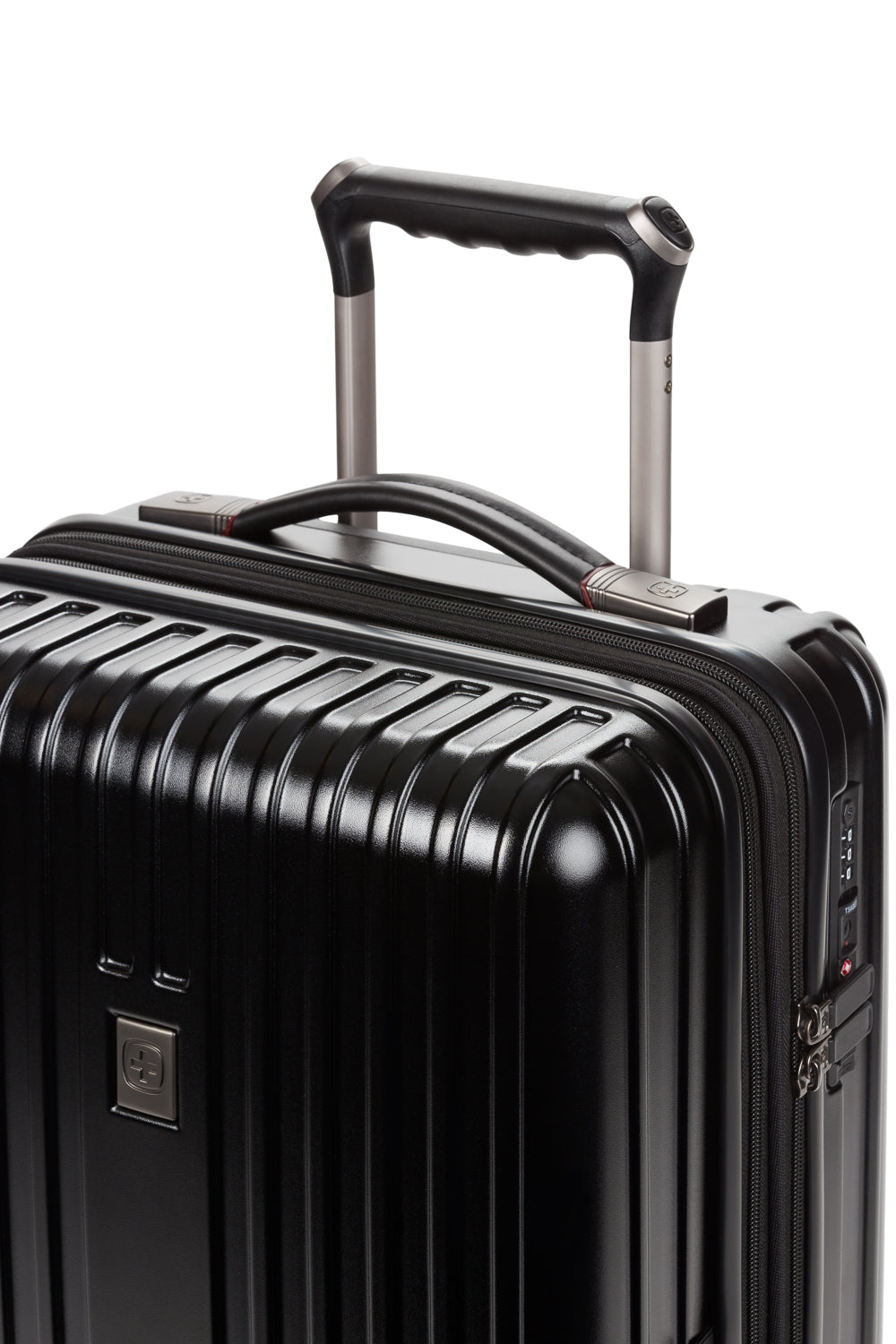 swissgear-ridge-carry-on-spinner-hardside-luggage-20-inch-satin-finish-tsa-lock image 7
