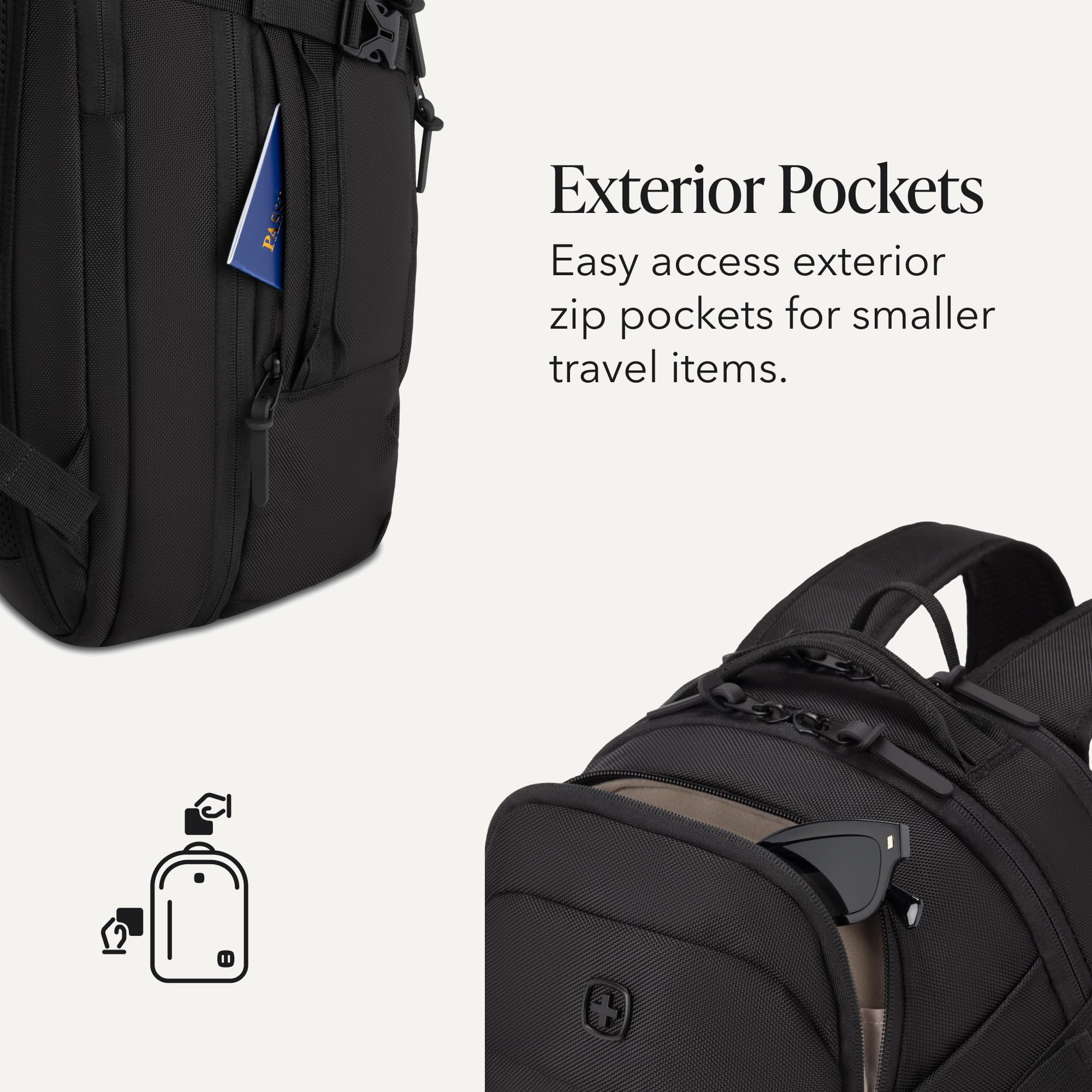 swissgear-hybrid-30l-travel-backpack-fits-16-laptop-black image 4