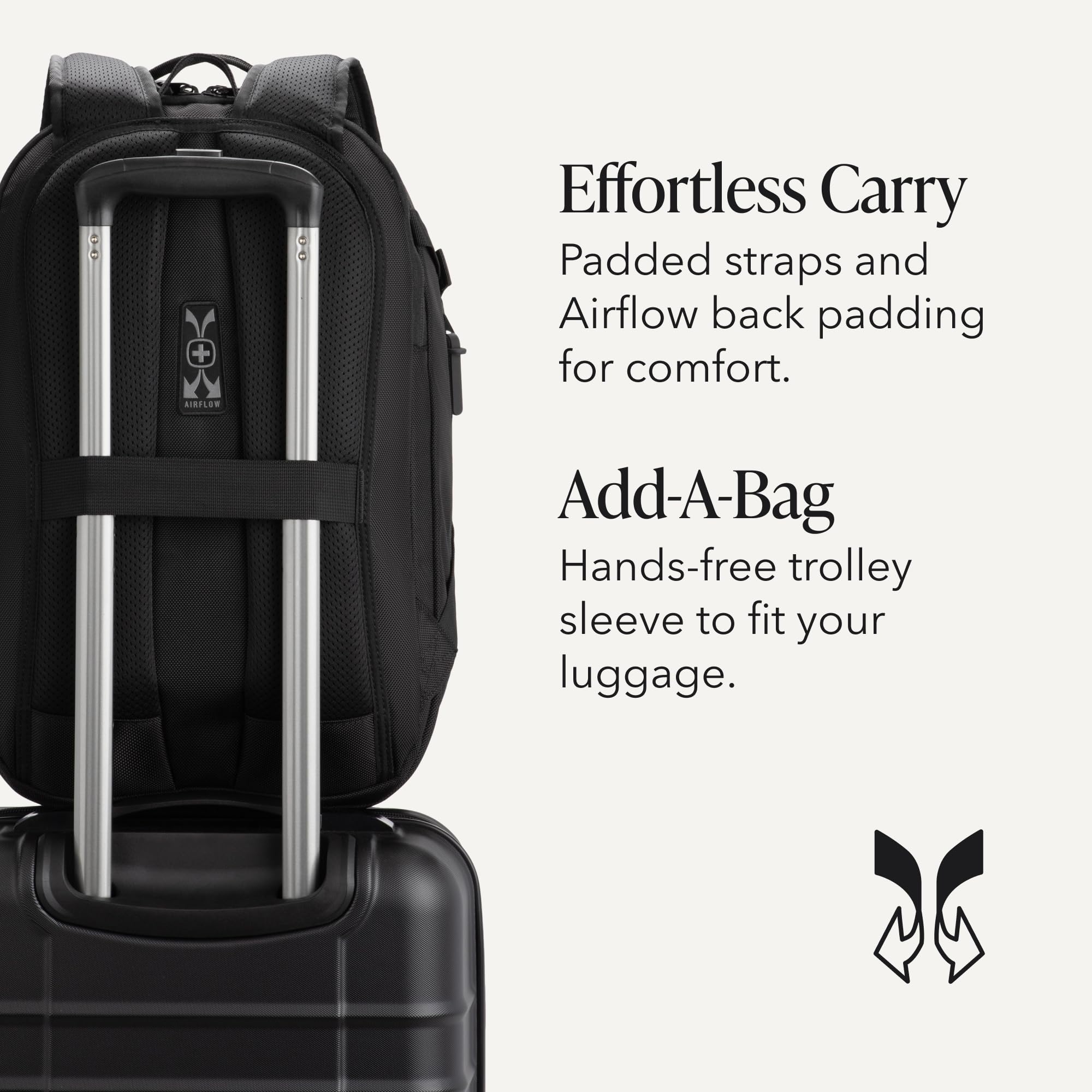 swissgear-hybrid-30l-travel-backpack-fits-16-laptop-black image 6