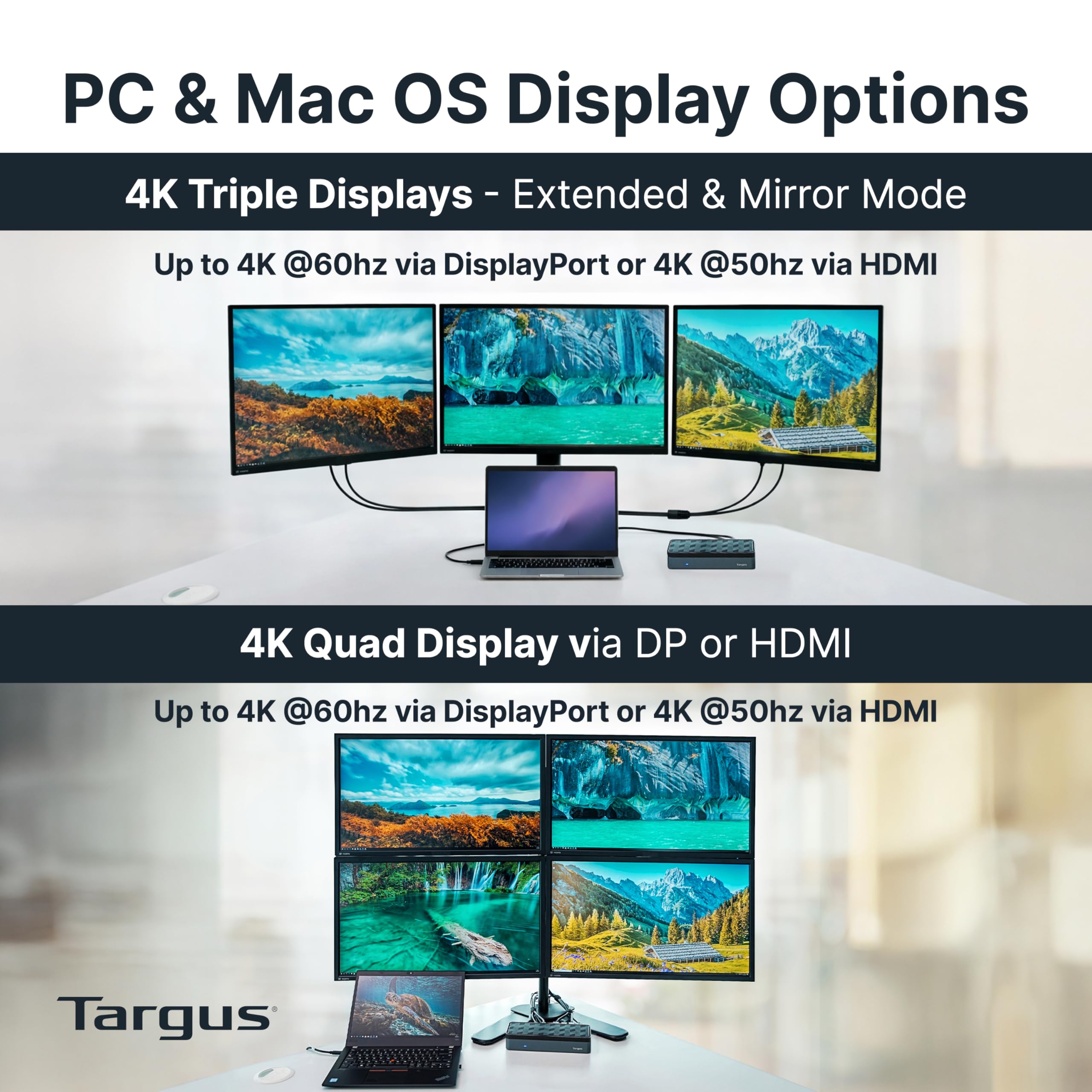 targus-usb-c-universal-quad-4k-qv4k-docking-station-with-100w-power-delivery-bla image 4