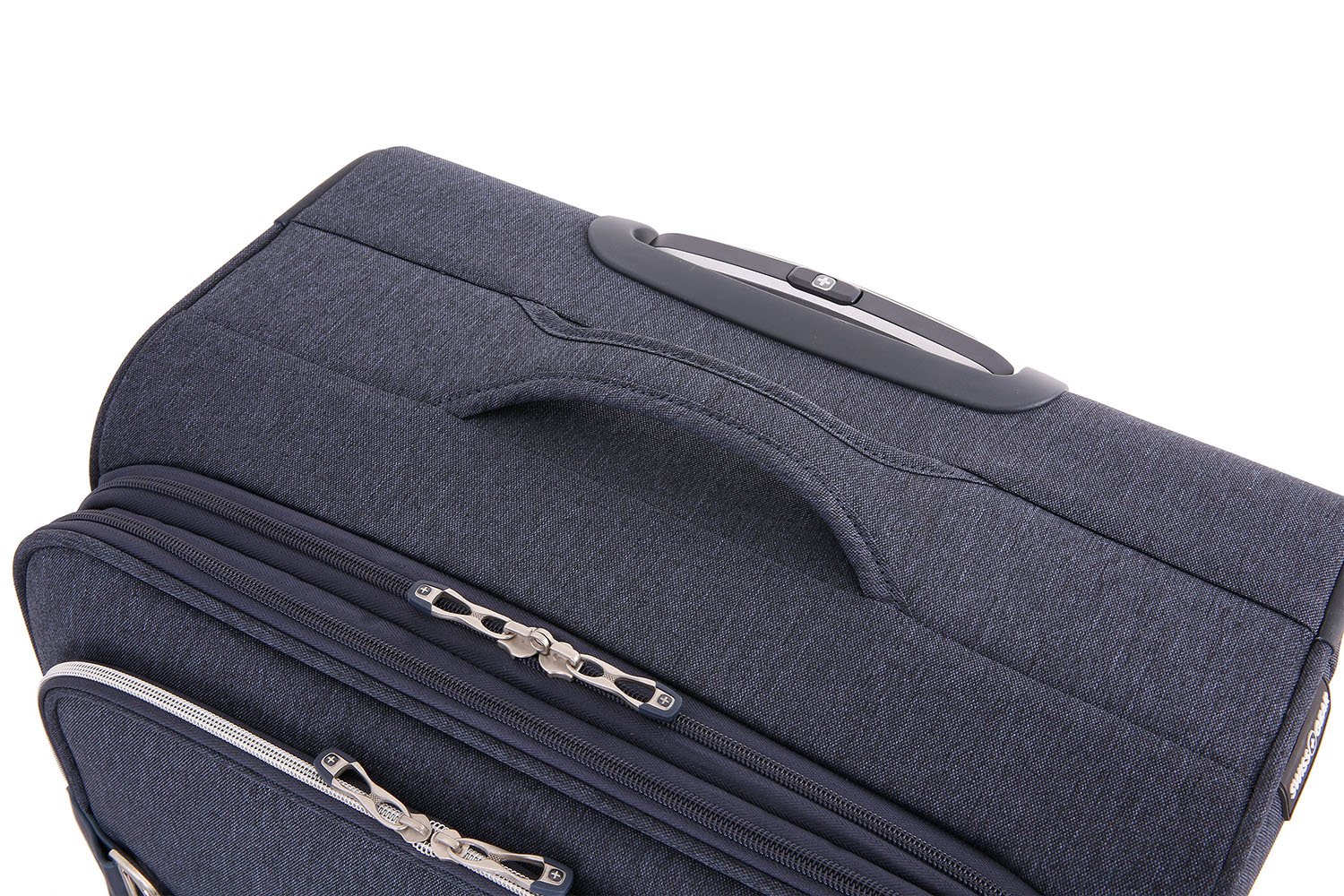 swissgear-7660-luggage-blue-checked-large-durable-hard-shell-suitcase image 5