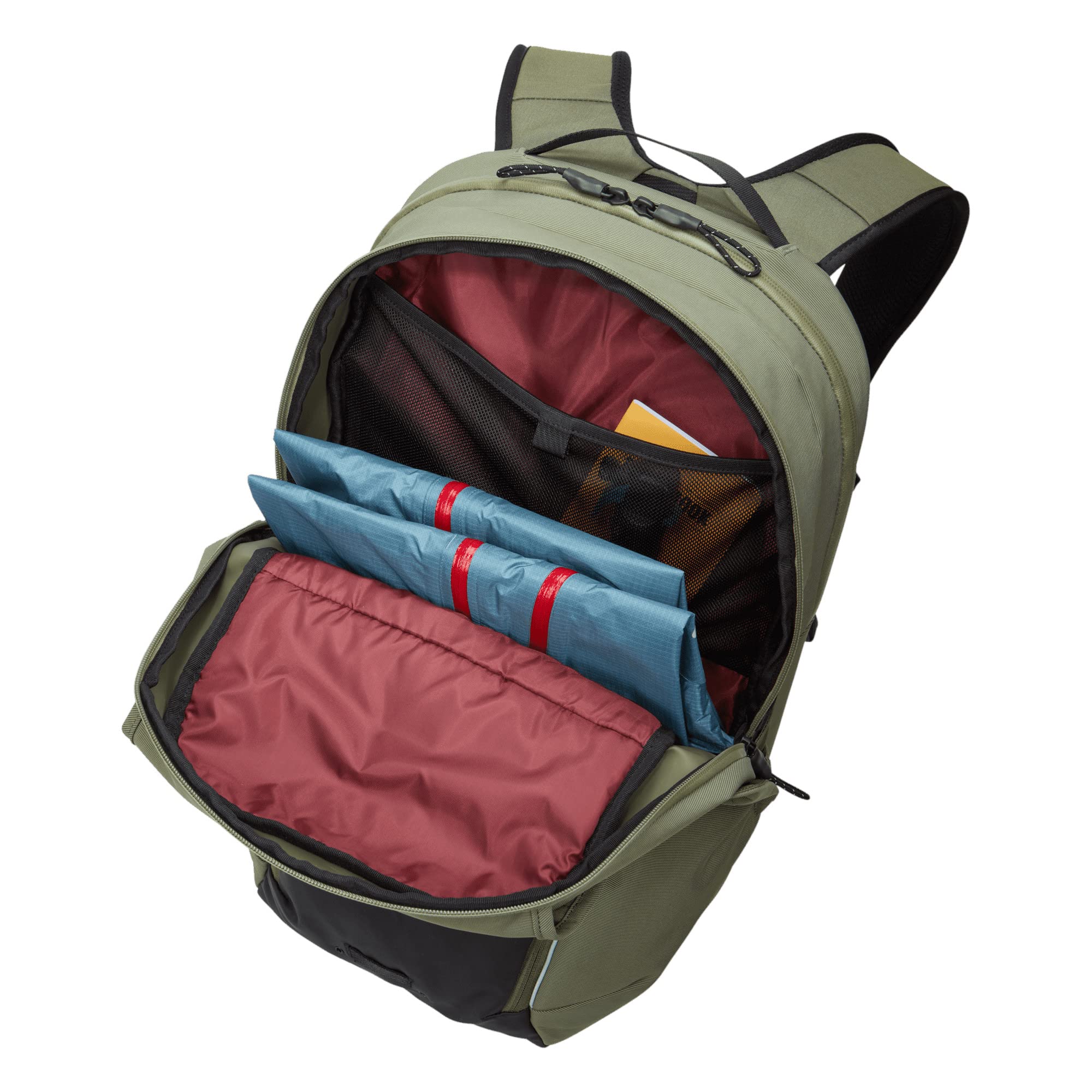 thule-paramount-commuter-backpack-27l-olivine-fits-16-laptop-rain-cover-included image 3