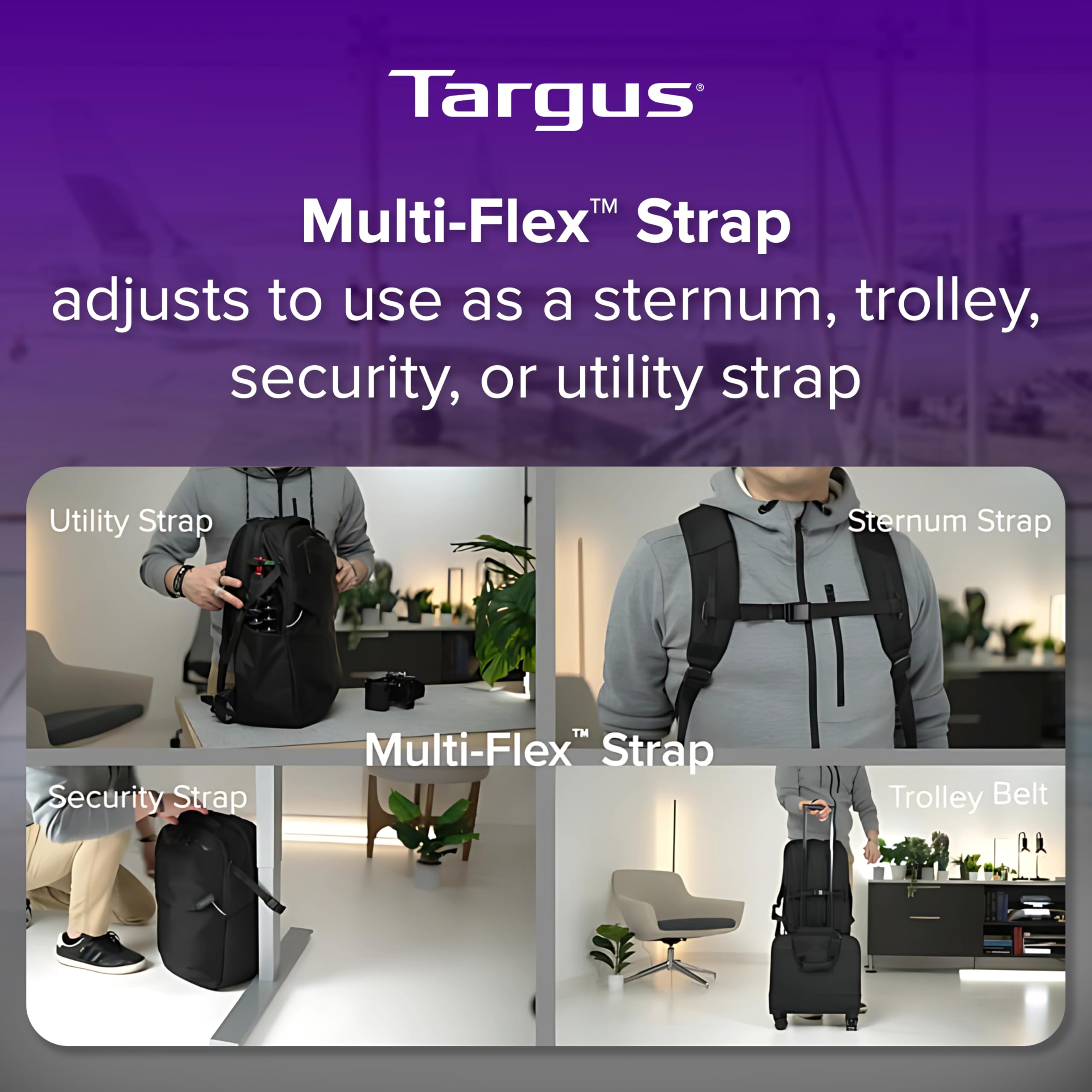 targus-15-16-work-ecosmart-backpack-tbb657gl-detachable-tech-organizer-23l-recyc image 6