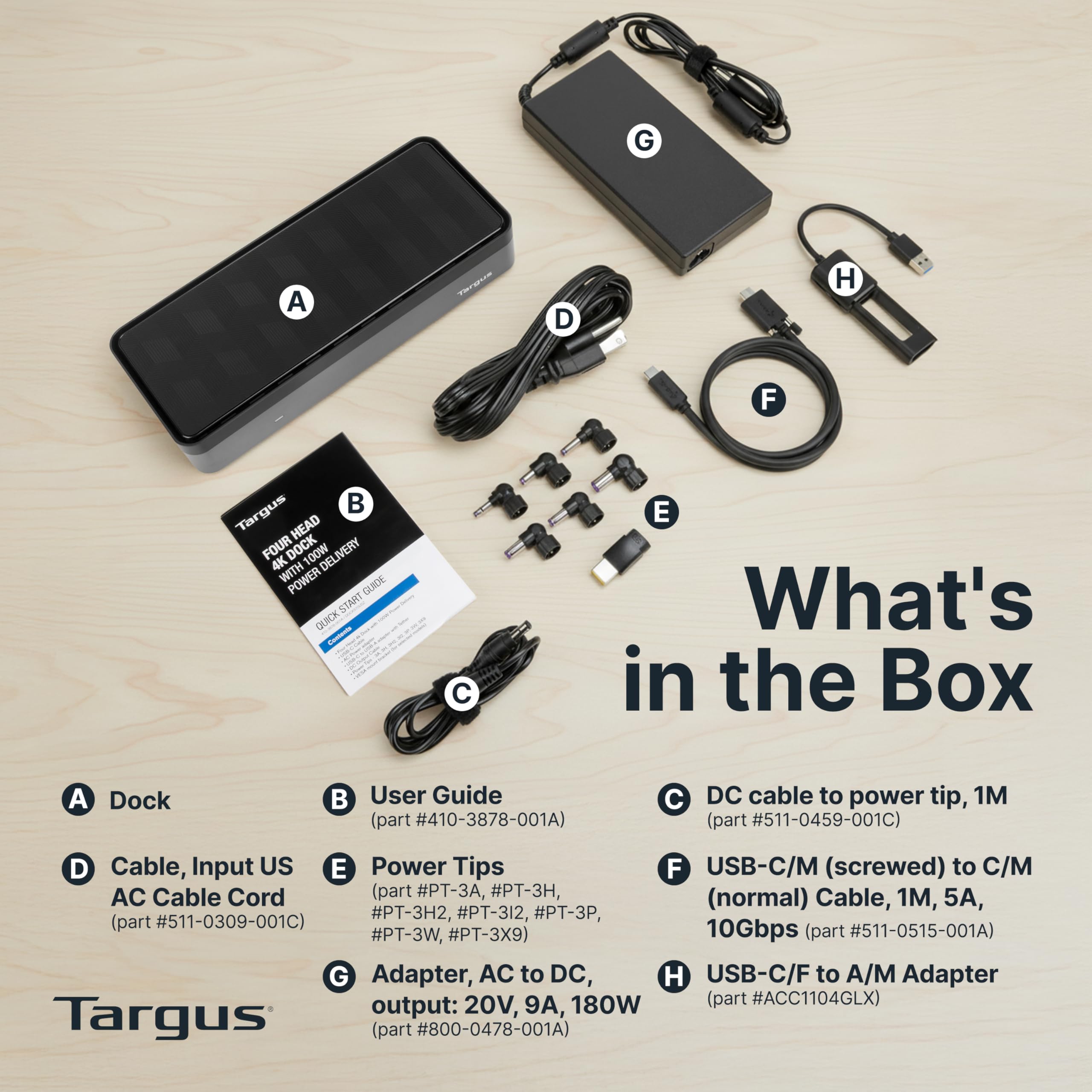 targus-usb-c-universal-quad-4k-qv4k-docking-station-with-100w-power-delivery-bla image 7