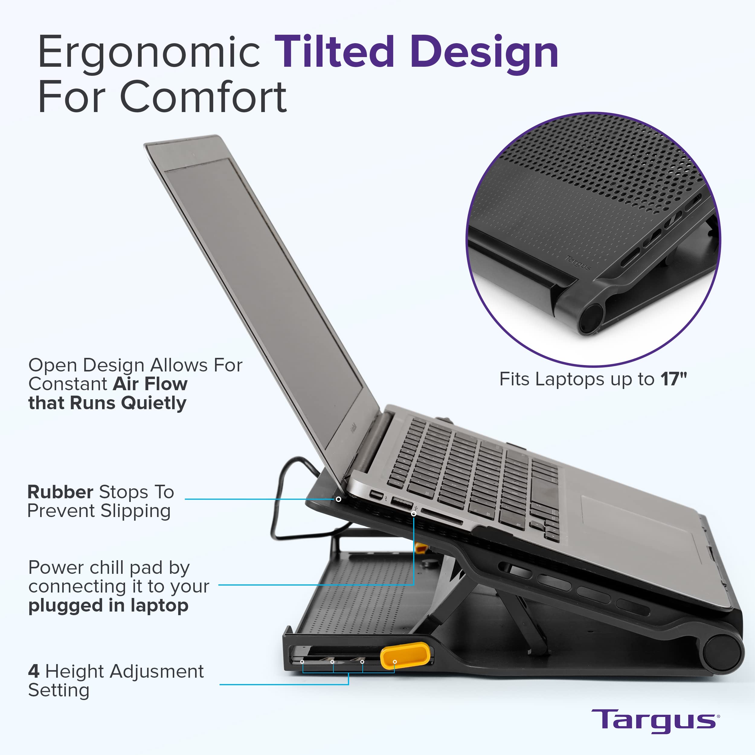 targus-awe81us-17-inch-dual-fan-laptop-cooling-pad-with-4-port-usb-hub image 5